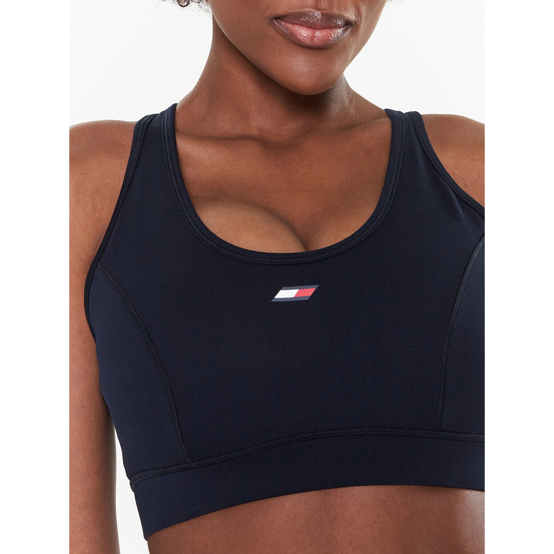 Tommy Hilfiger Sportovní podprsenka S10S101608 Tmavomodrá - Pepit.cz