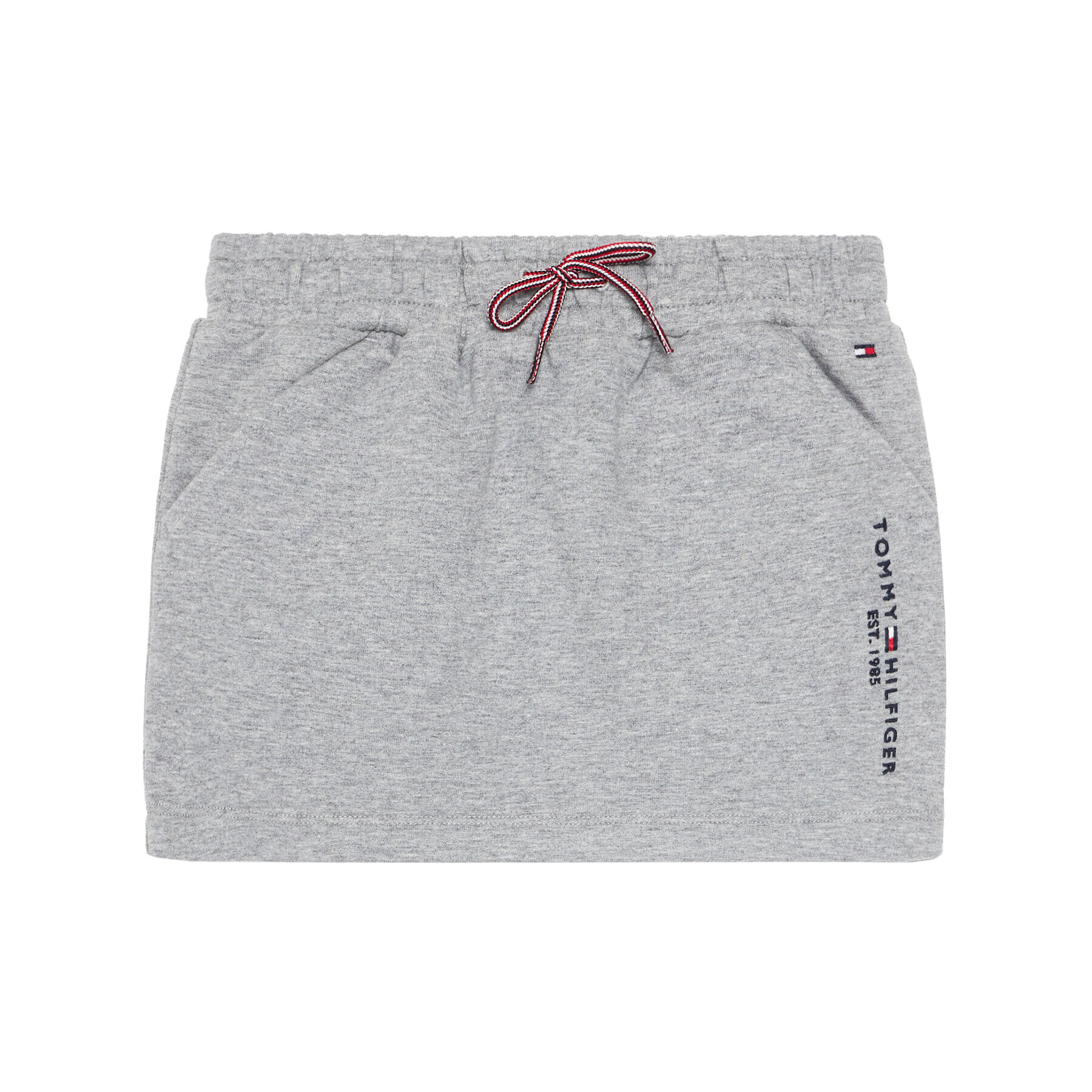 Tommy Hilfiger Sukně Essential Knit KG0KG05325 M Šedá Regular Fit - Pepit.cz