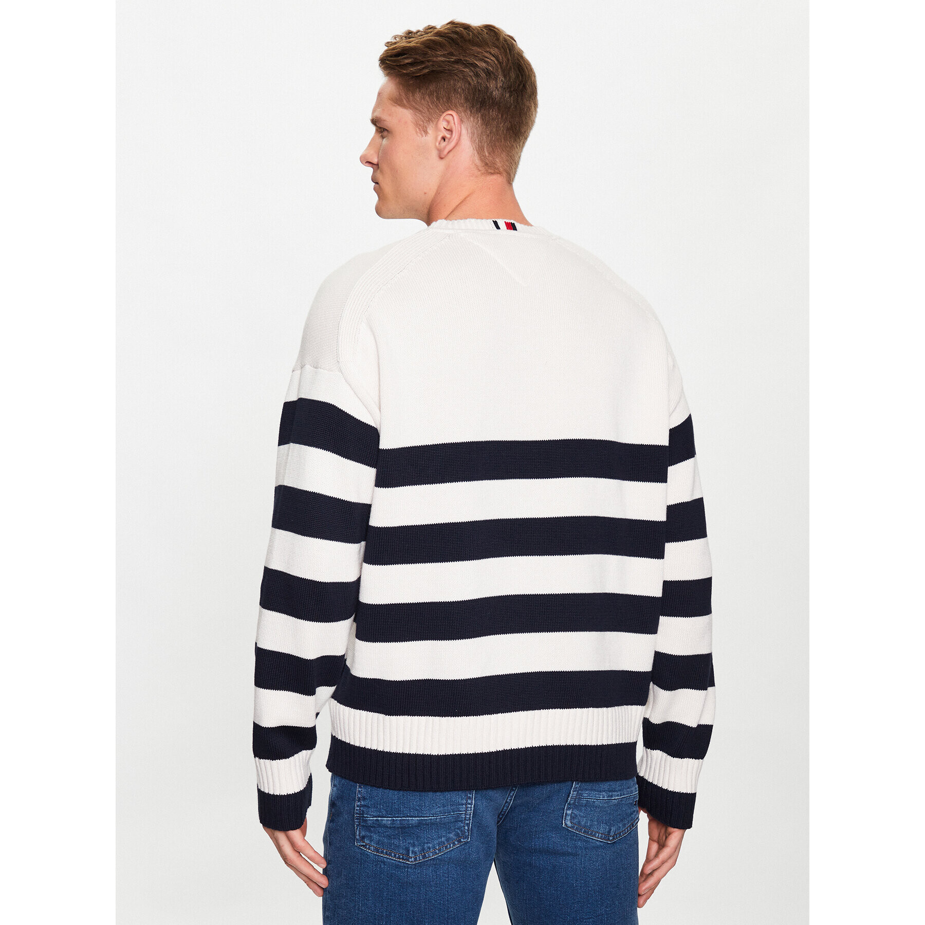 Tommy Hilfiger Svetr Breton MW0MW31007 Barevná Oversize - Pepit.cz