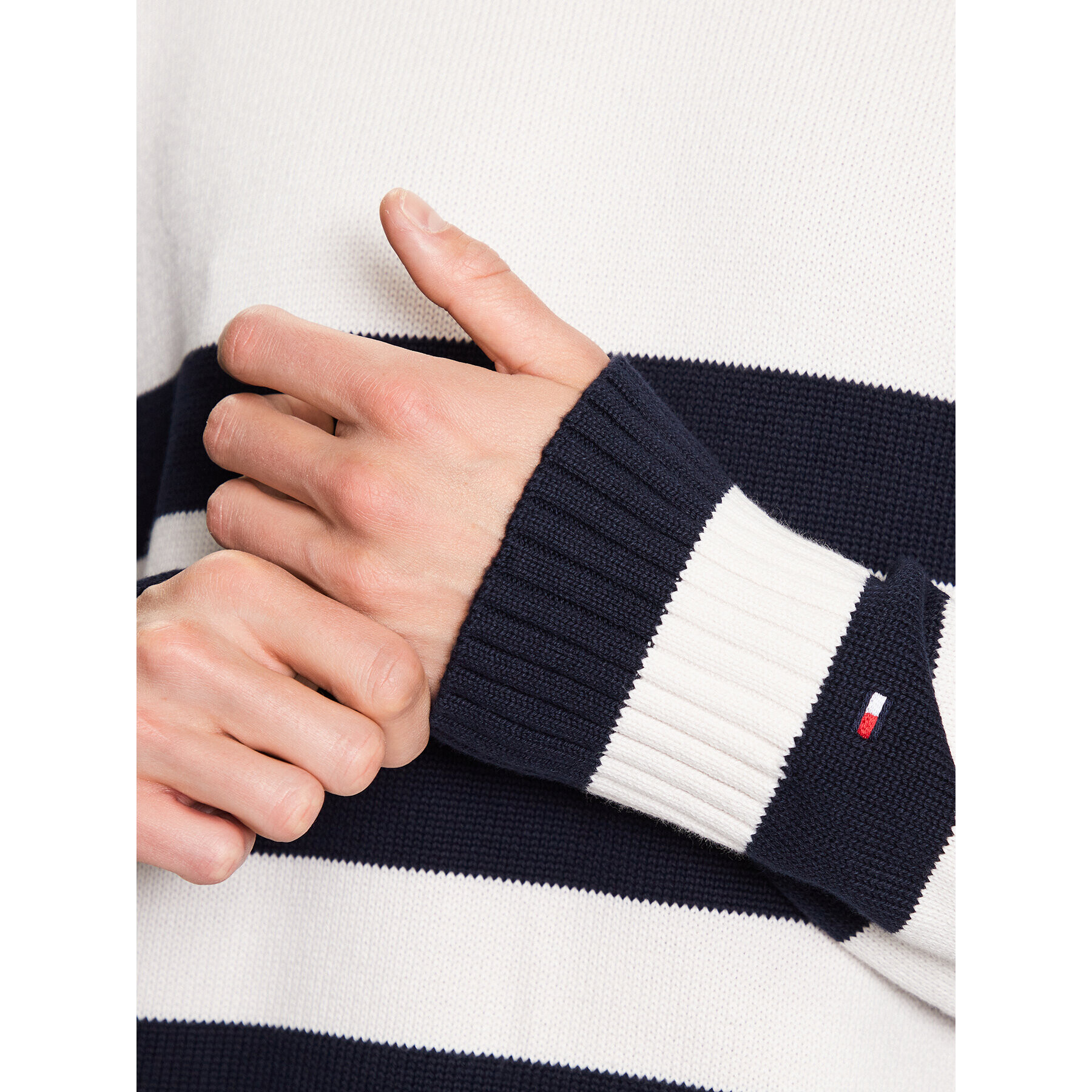 Tommy Hilfiger Svetr Breton MW0MW31007 Barevná Oversize - Pepit.cz