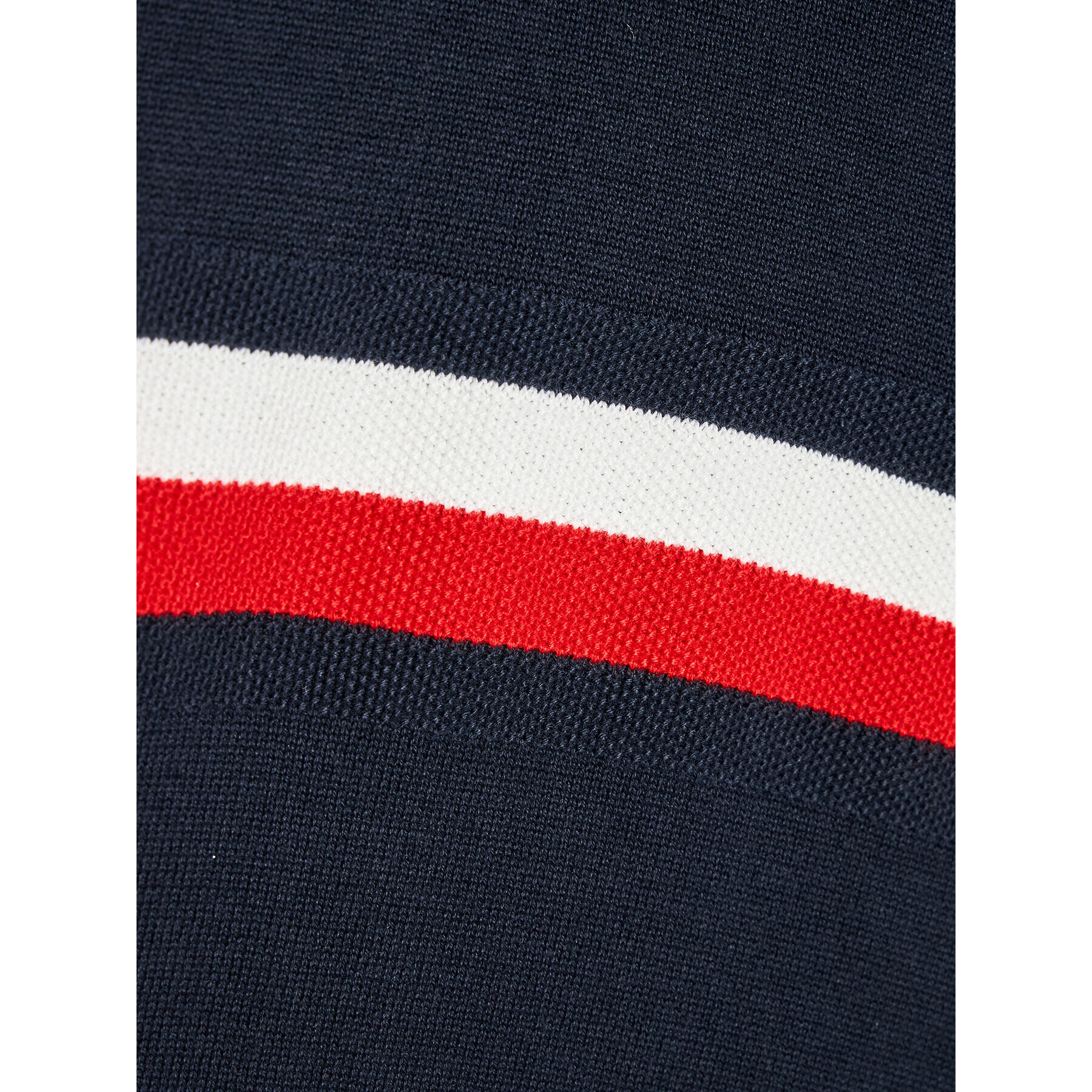 Tommy Hilfiger Svetr Essential Global Stripe KB0KB07826 M Tmavomodrá Regular Fit - Pepit.cz