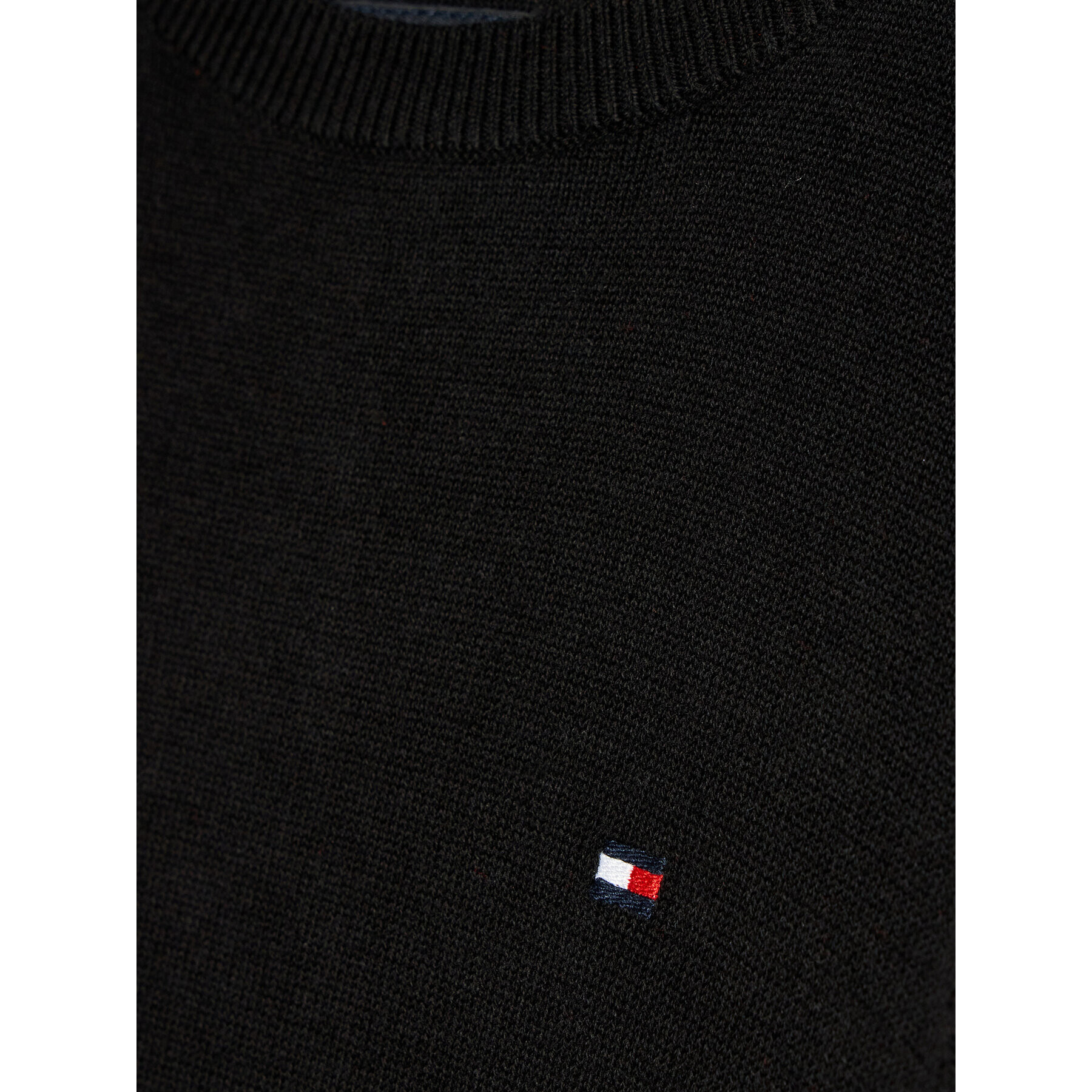 Tommy Hilfiger Svetr Essential KB0KB06947 D Černá Regular Fit - Pepit.cz