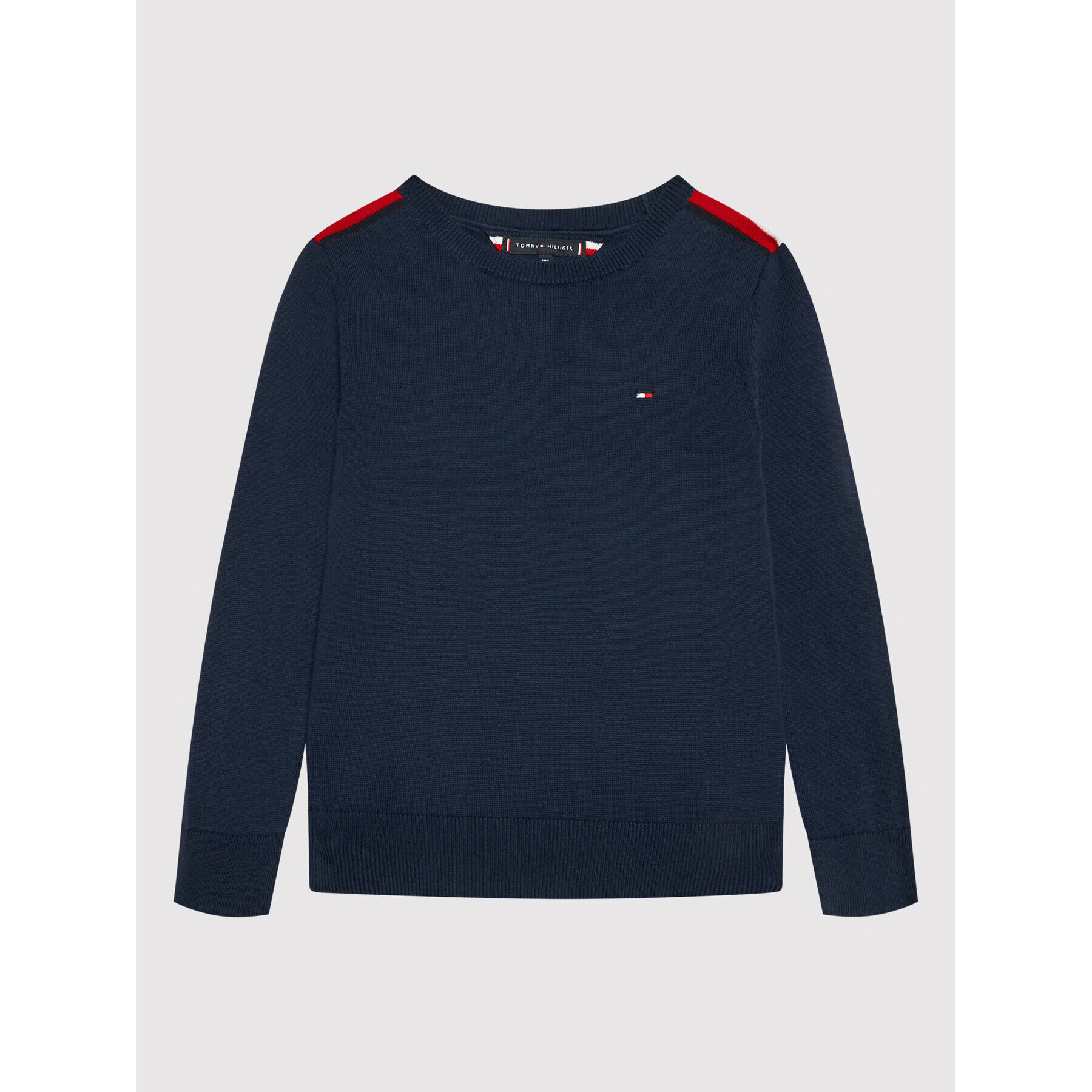 Tommy Hilfiger Svetr Essential KB0KB06947 D Tmavomodrá Regular Fit - Pepit.cz