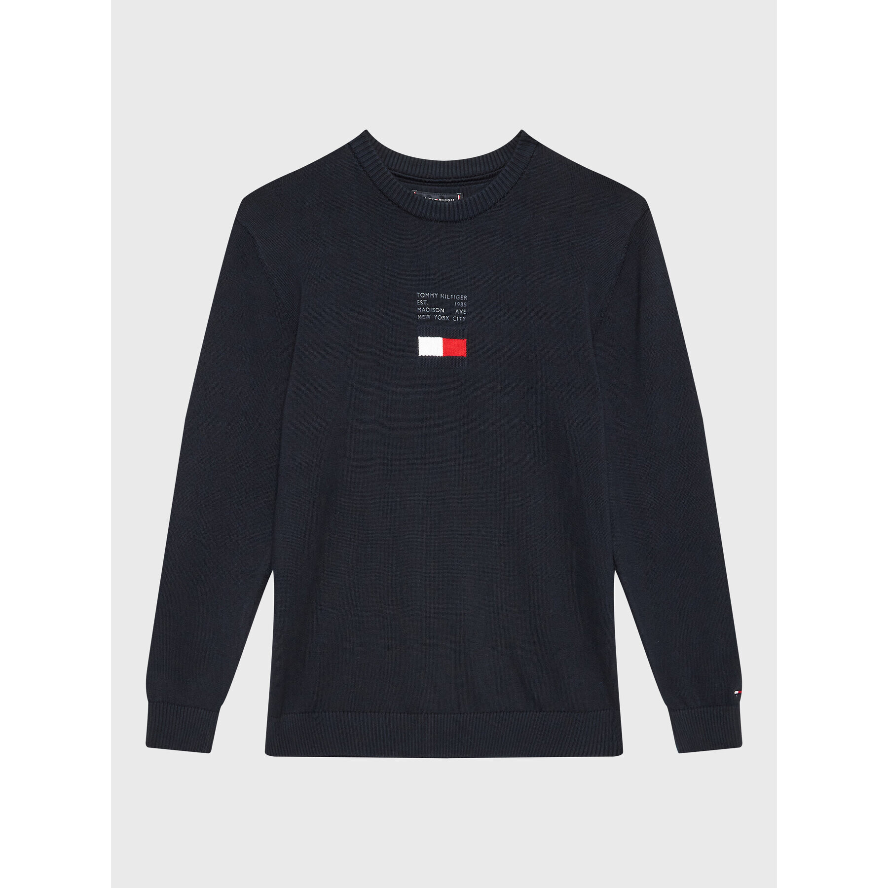 Tommy Hilfiger Svetr Flag KB0KB07973 D Tmavomodrá Regular Fit - Pepit.cz