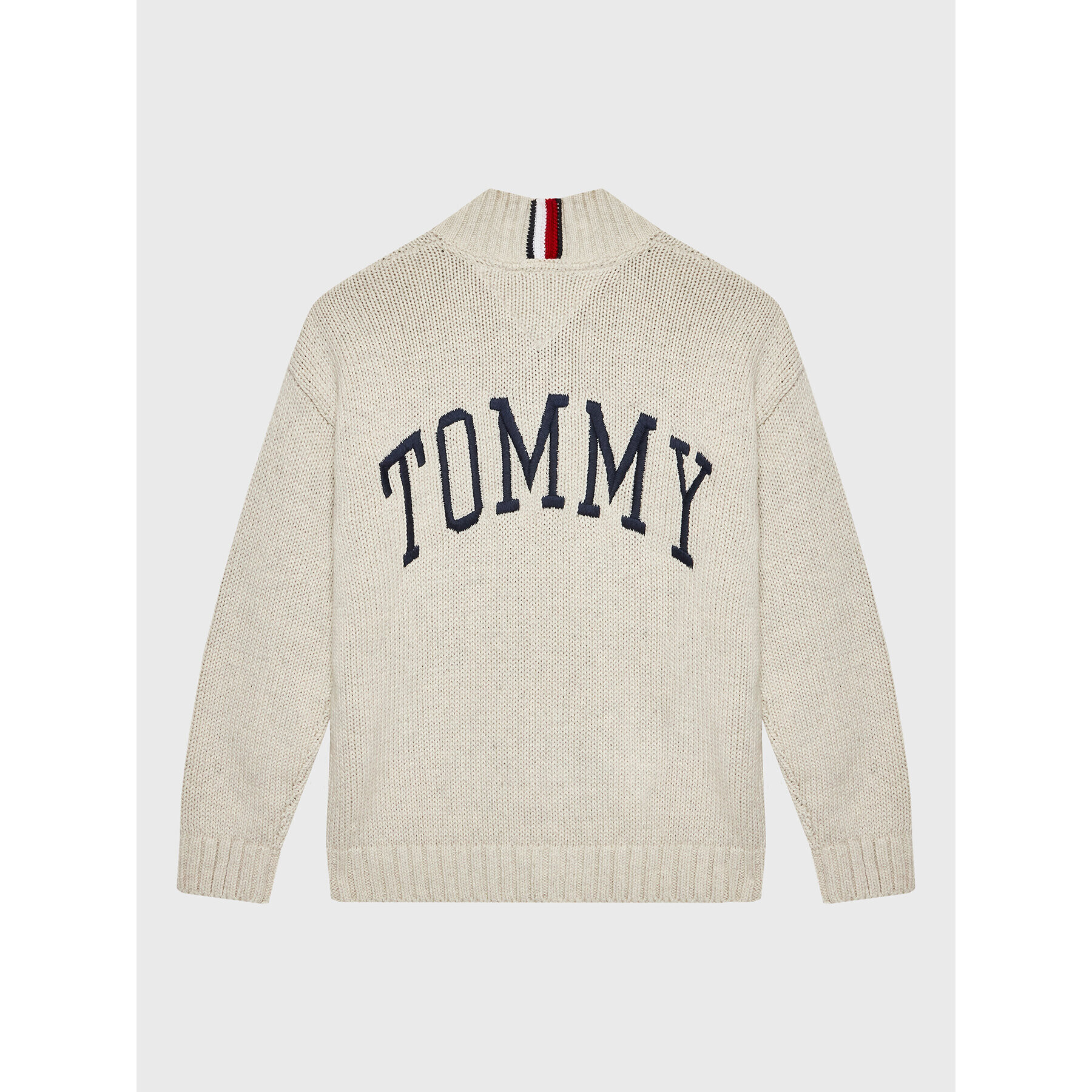 Tommy Hilfiger Svetr KB0KB07970 D Béžová Regular Fit - Pepit.cz