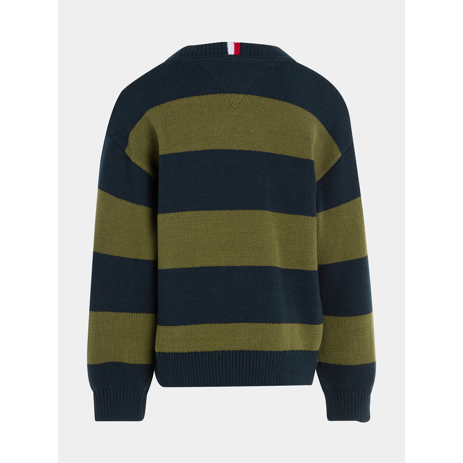 Tommy Hilfiger Svetr KB0KB08515 Zelená Regular Fit - Pepit.cz