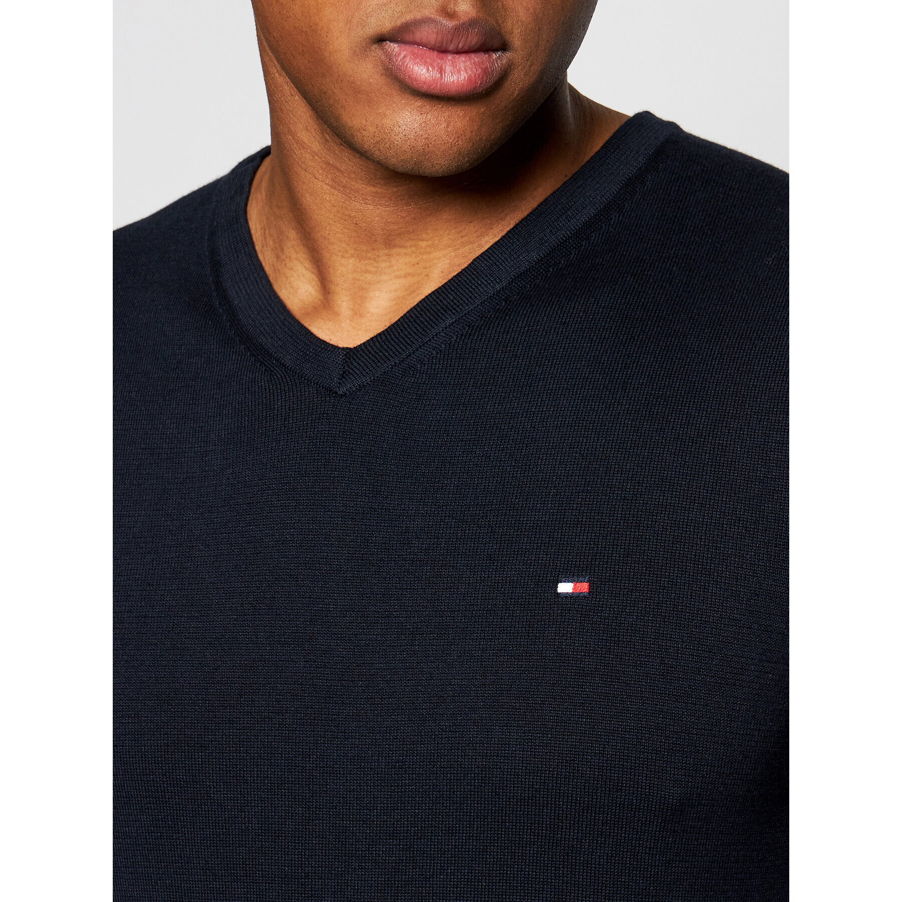 Tommy Hilfiger Svetr MW0MW04979 Tmavomodrá Regular Fit - Pepit.cz