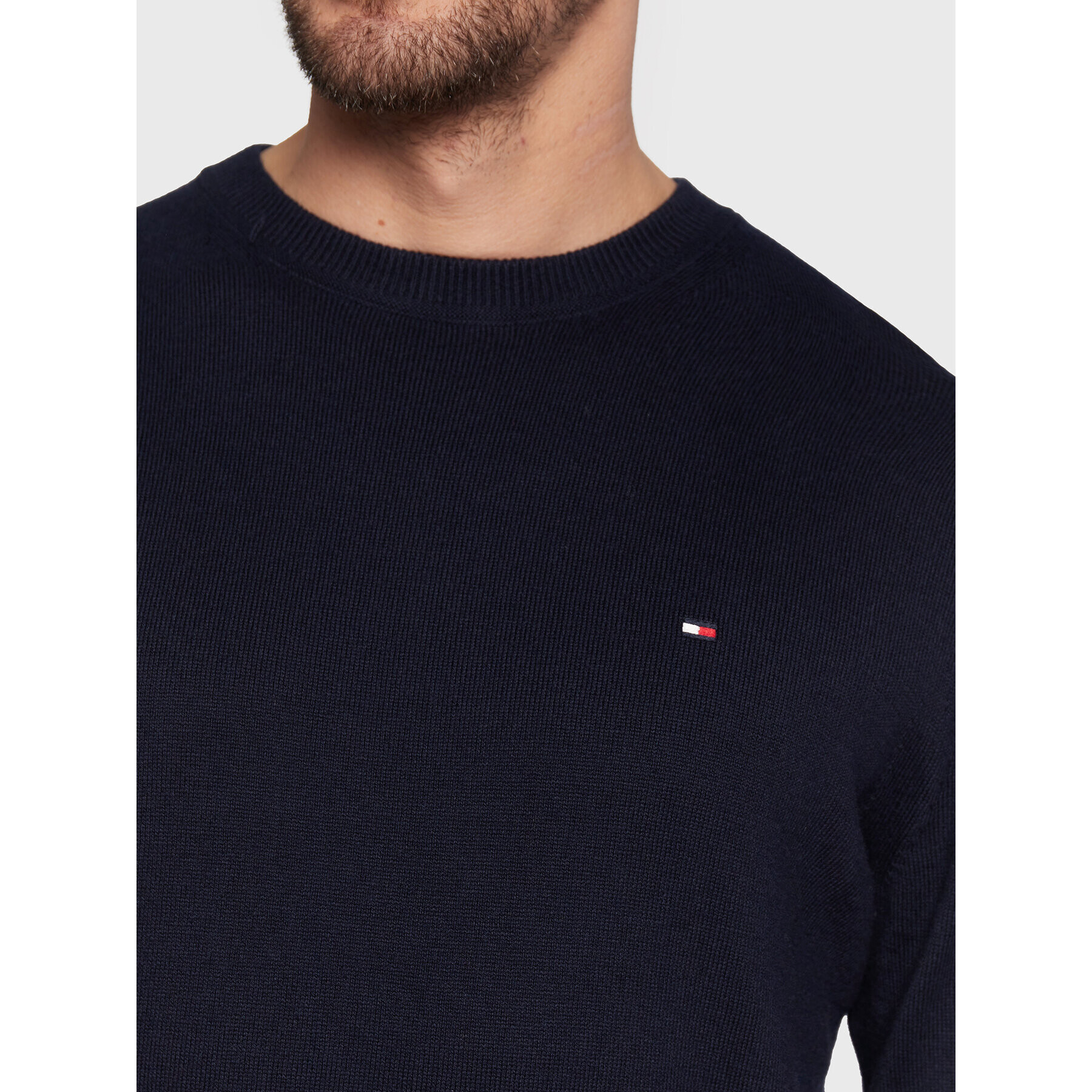 Tommy Hilfiger Svetr MW0MW28046 Tmavomodrá Regular Fit - Pepit.cz