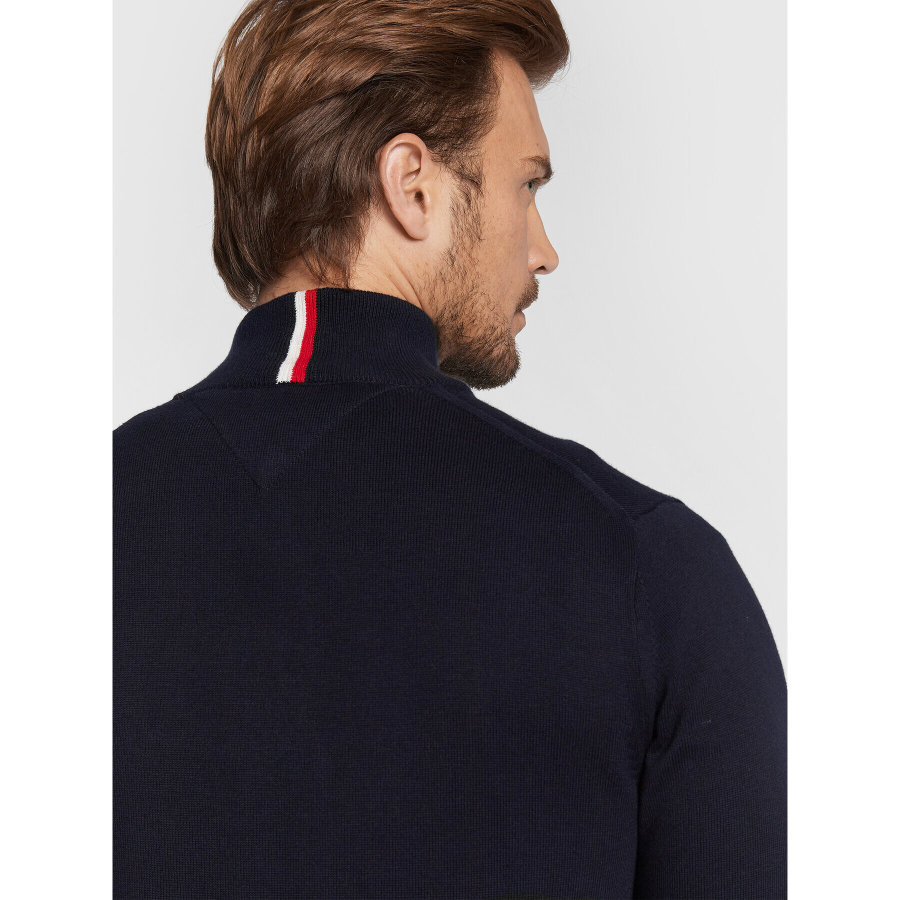 Tommy Hilfiger Svetr MW0MW28049 Tmavomodrá Regular Fit - Pepit.cz