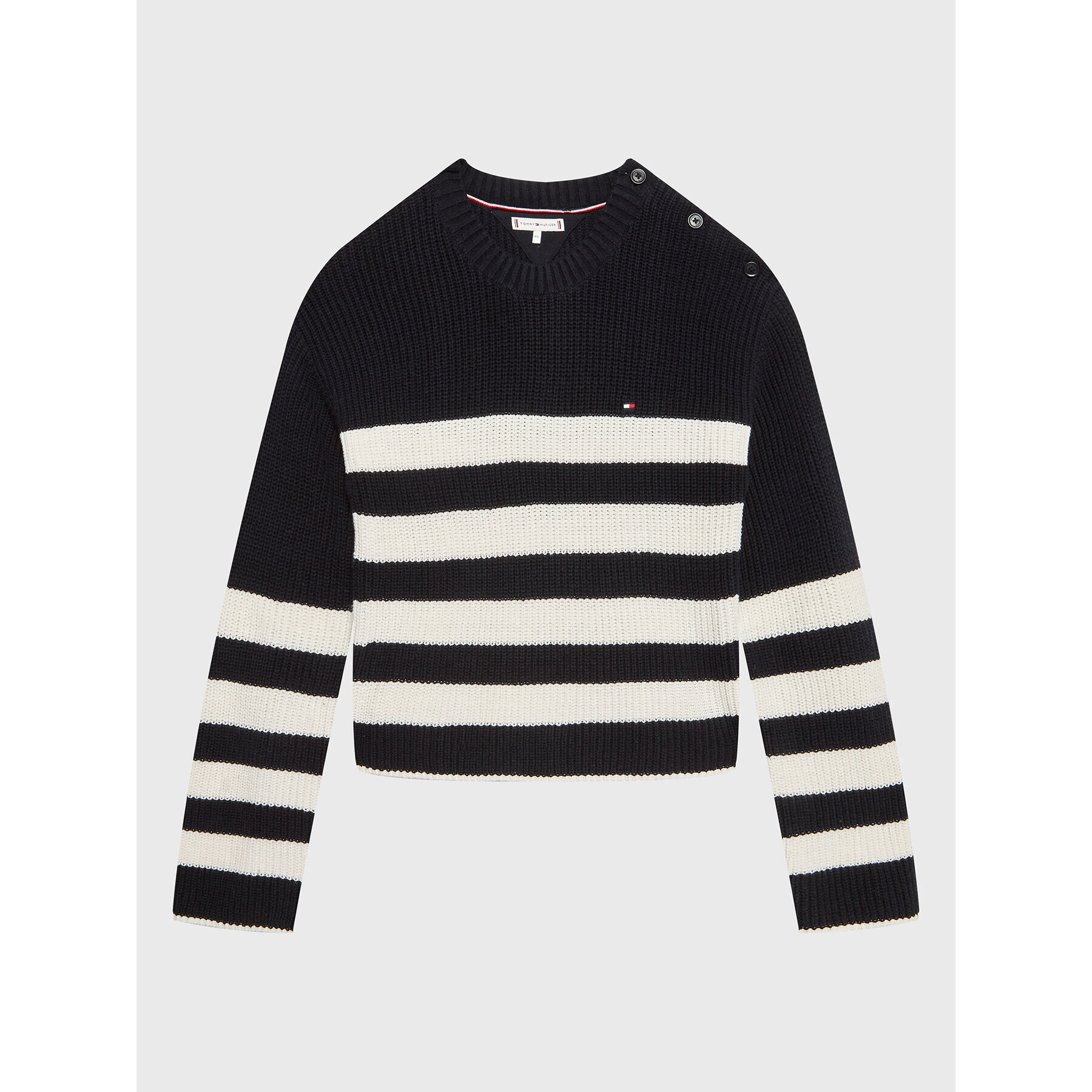 Tommy Hilfiger Svetr Nautical KG0KG07078 D Tmavomodrá Regular Fit - Pepit.cz