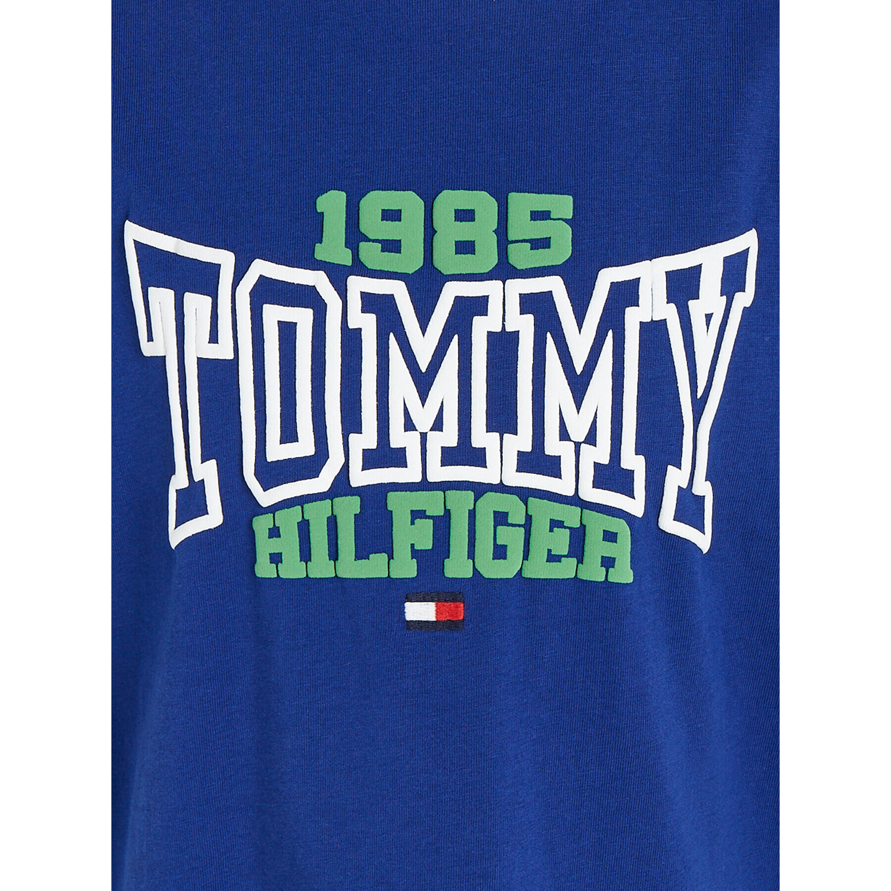 Tommy Hilfiger T-Shirt 1985 KB0KB08323 Modrá Regular Fit - Pepit.cz