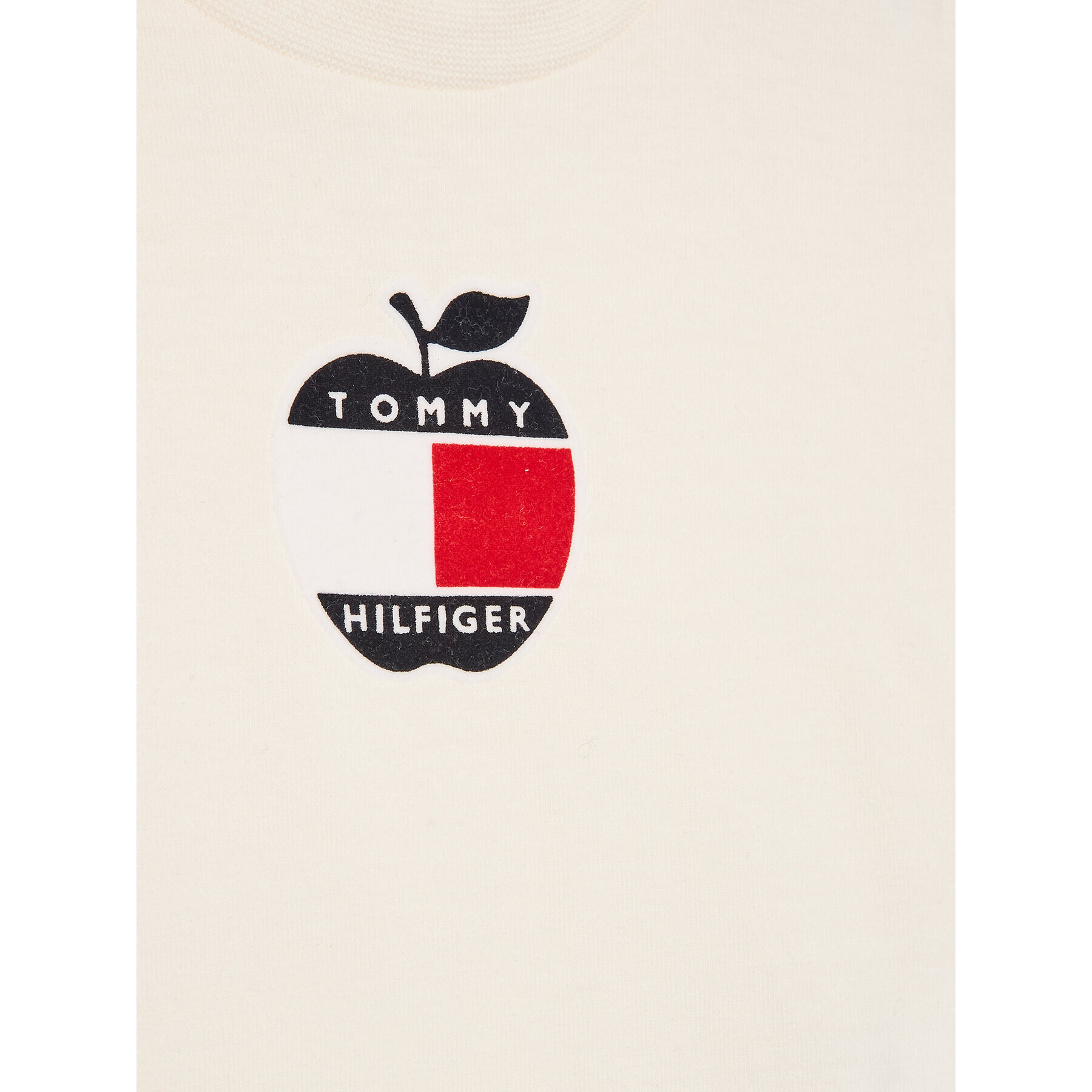 Tommy Hilfiger T-Shirt Apple KN0KN01569 Écru Regular Fit - Pepit.cz