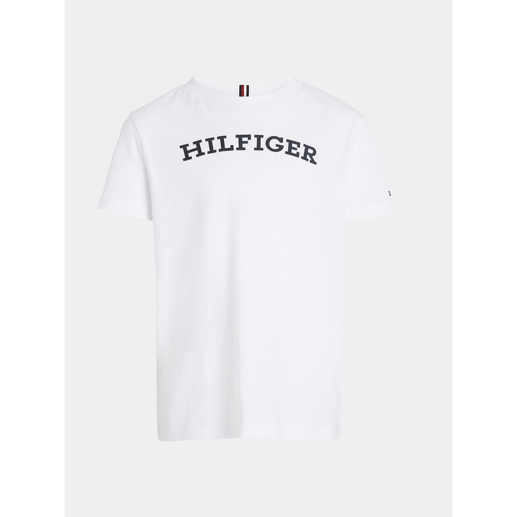 Tommy Hilfiger T-Shirt Arched KB0KB08333 D Bílá Regular Fit - Pepit.cz