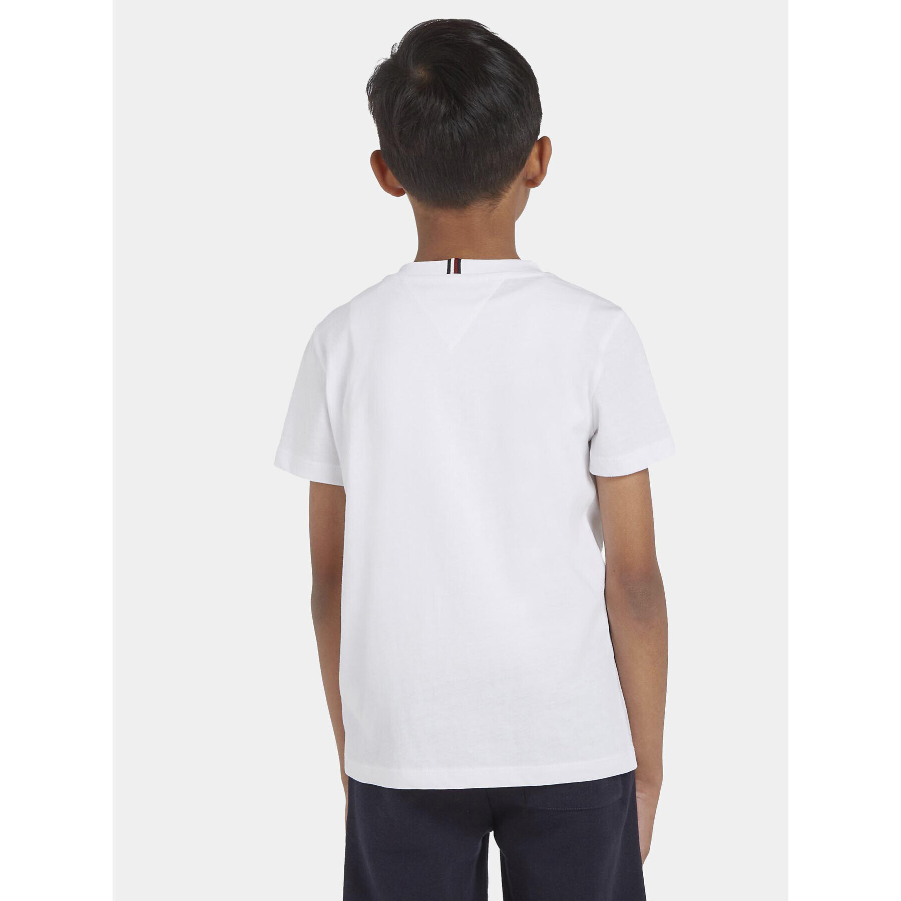 Tommy Hilfiger T-Shirt Arched KB0KB08333 M Bílá Regular Fit - Pepit.cz