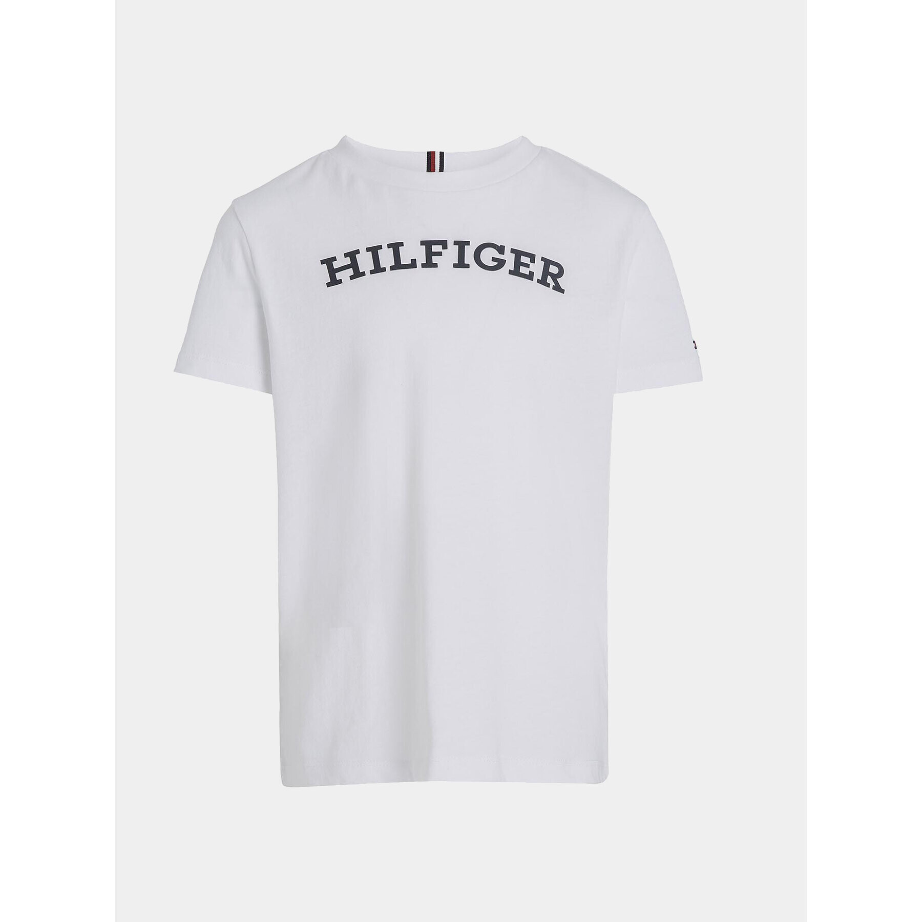 Tommy Hilfiger T-Shirt Arched KB0KB08333 M Bílá Regular Fit - Pepit.cz