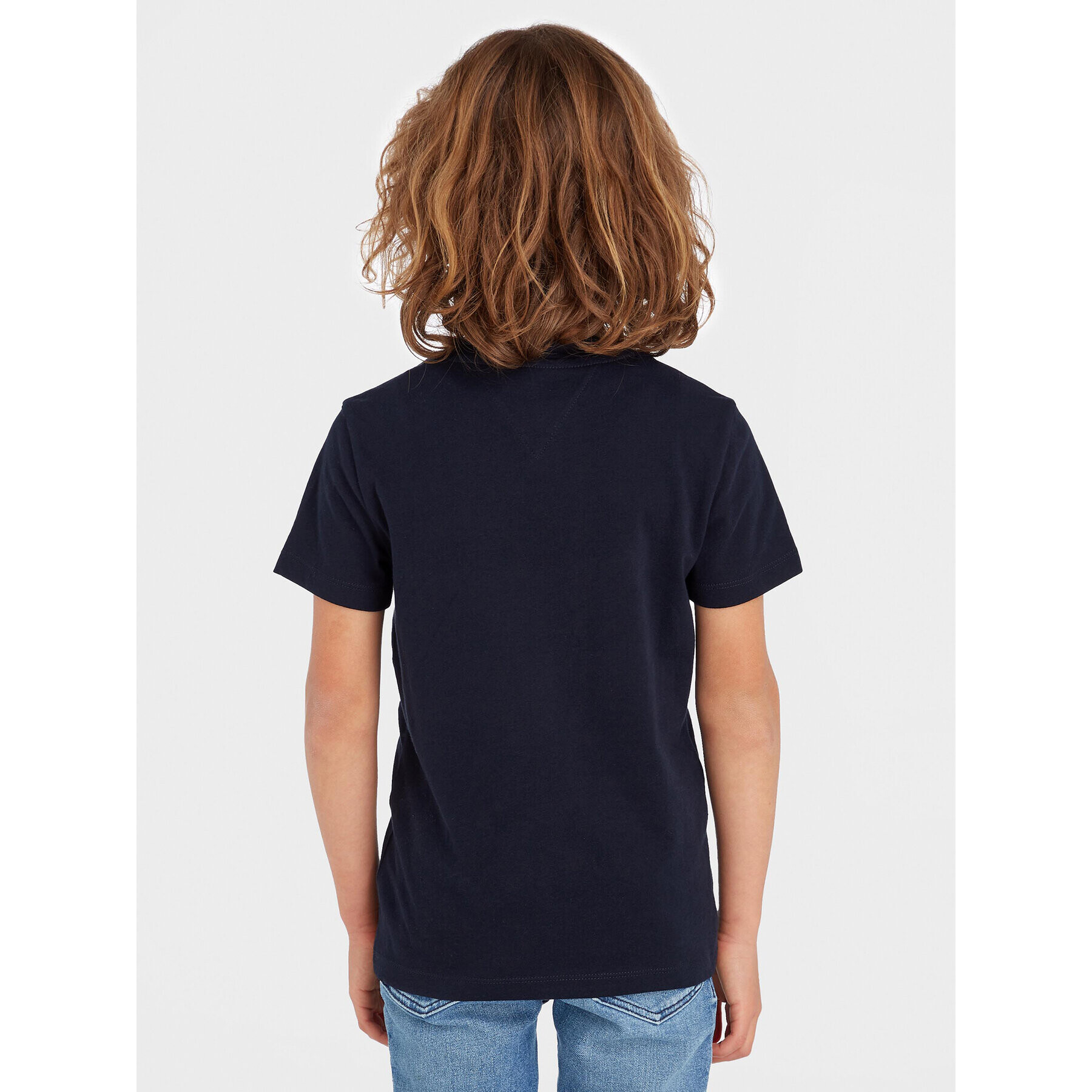 Tommy Hilfiger T-Shirt Arched KB0KB08333 M Tmavomodrá Regular Fit - Pepit.cz