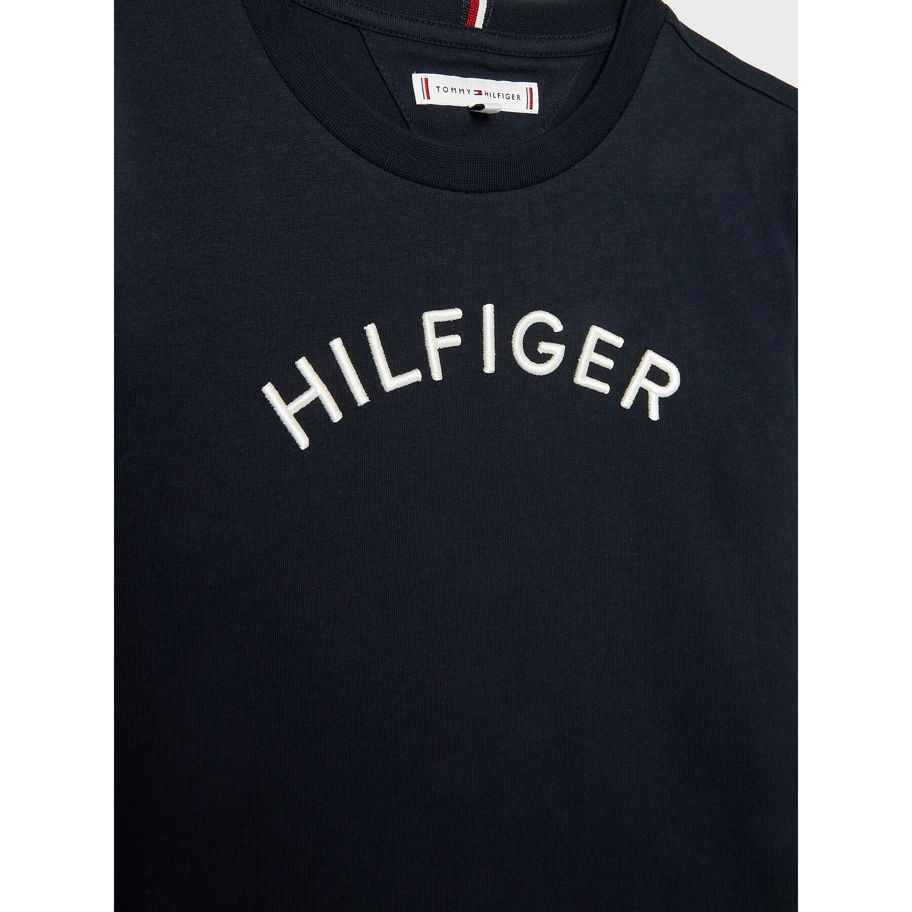 Tommy Hilfiger T-Shirt Arched KS0KS00401 D Tmavomodrá Regular Fit - Pepit.cz