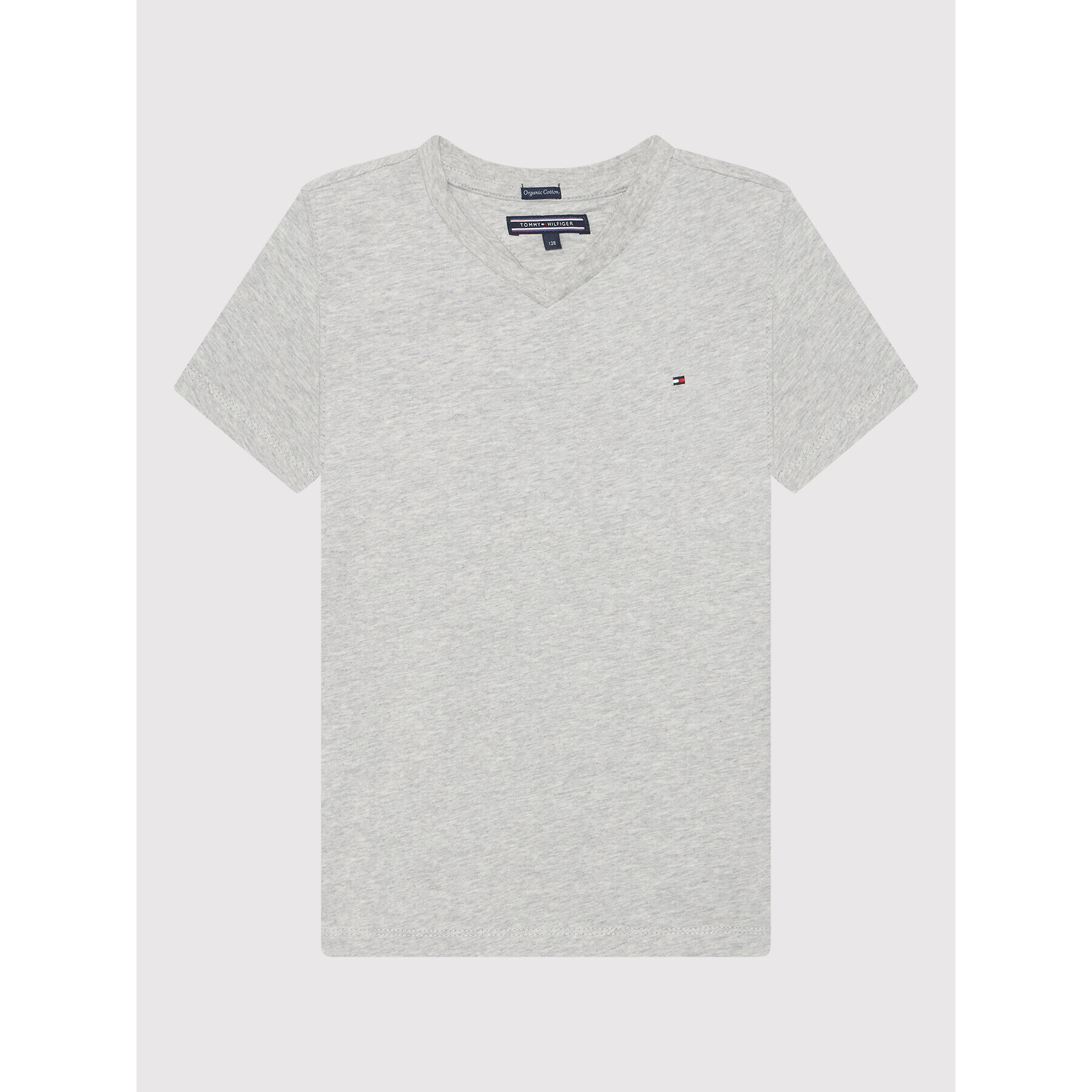 Tommy Hilfiger T-Shirt Basic KB0KB04142 D Šedá Regular Fit - Pepit.cz