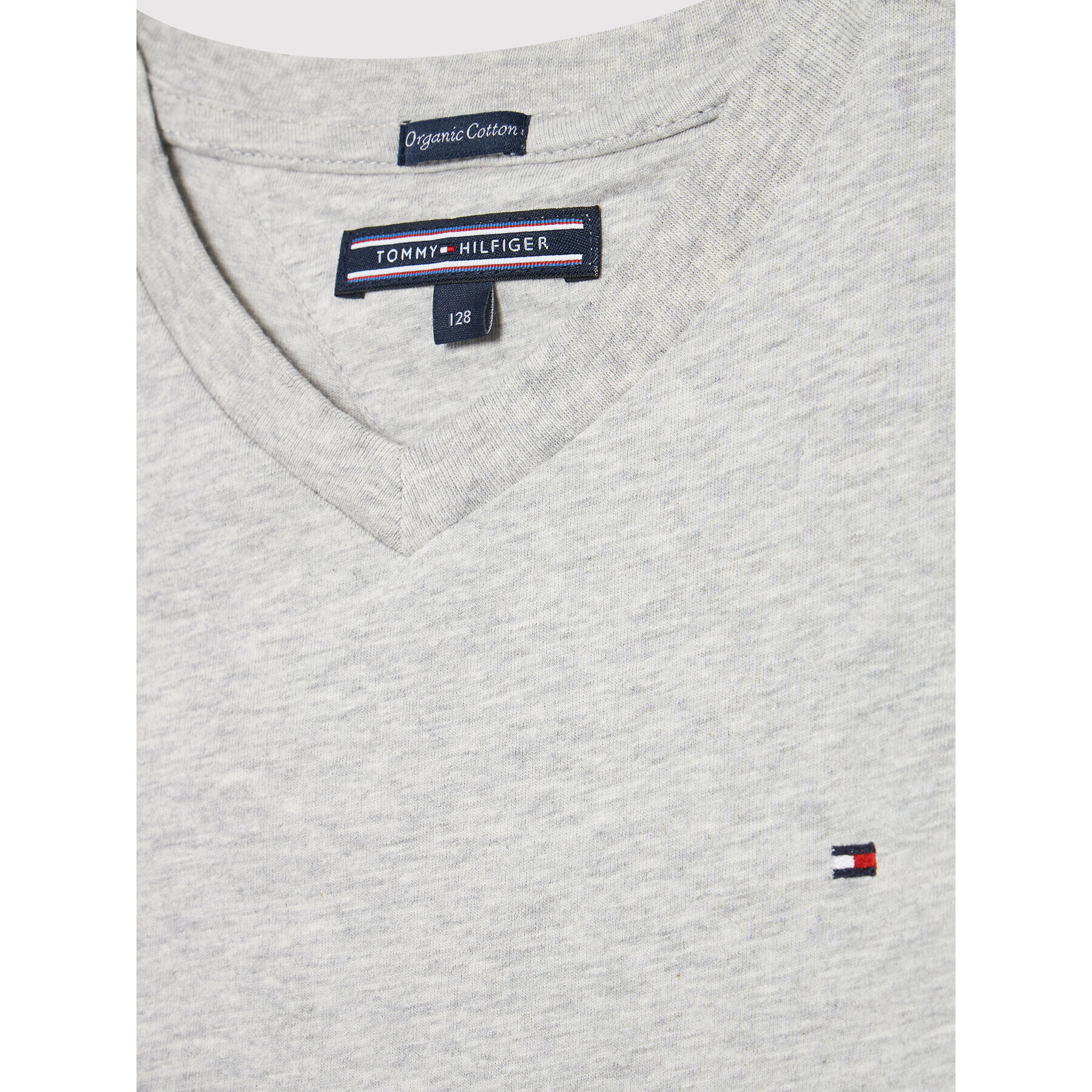 Tommy Hilfiger T-Shirt Basic KB0KB04142 D Šedá Regular Fit - Pepit.cz