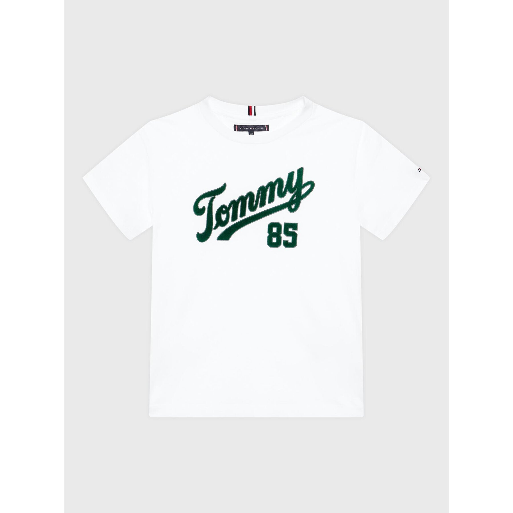 Tommy Hilfiger T-Shirt College 85 KB0KB08032 D Bílá Regular Fit - Pepit.cz