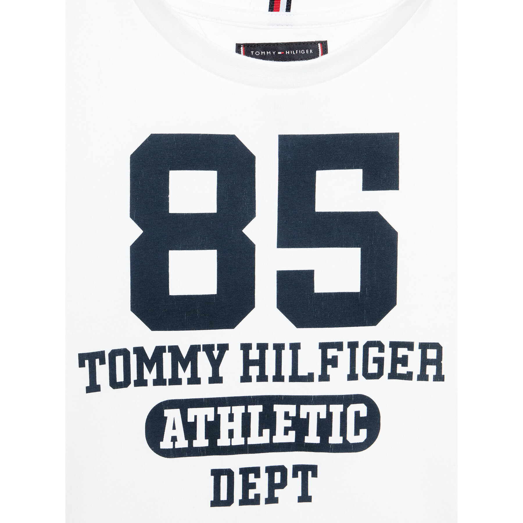 Tommy Hilfiger T-Shirt Collegiate KB0KB08023 D Bílá Regular Fit - Pepit.cz