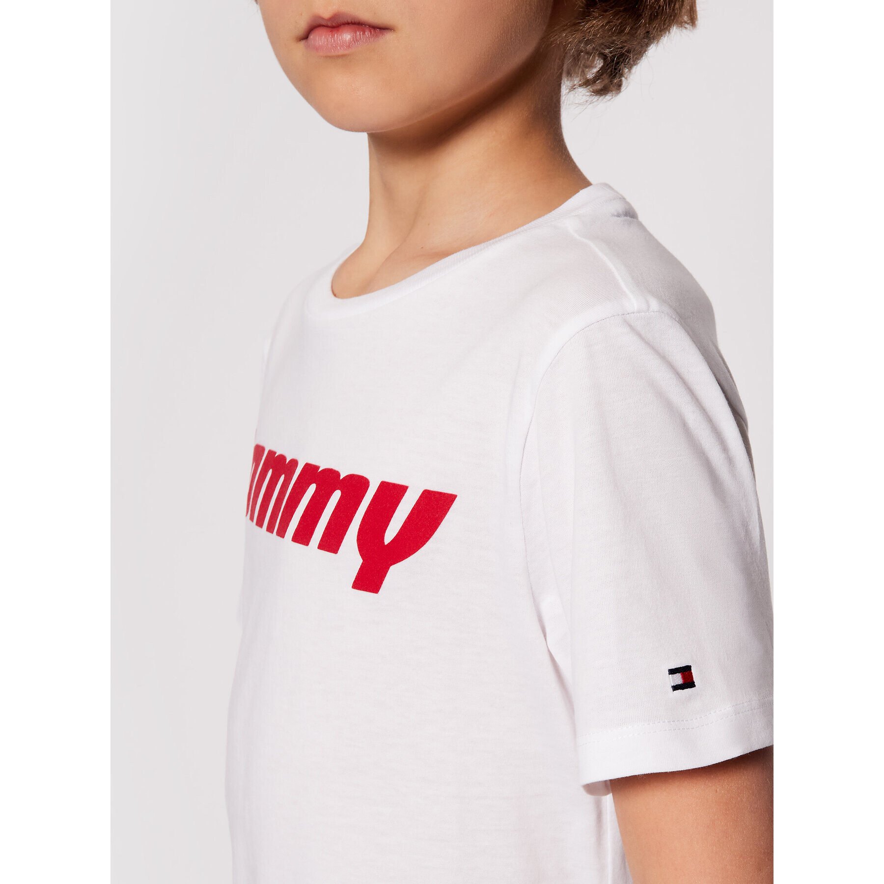 Tommy Hilfiger T-Shirt Crew Neck UB0UB00362 Bílá Regular Fit - Pepit.cz