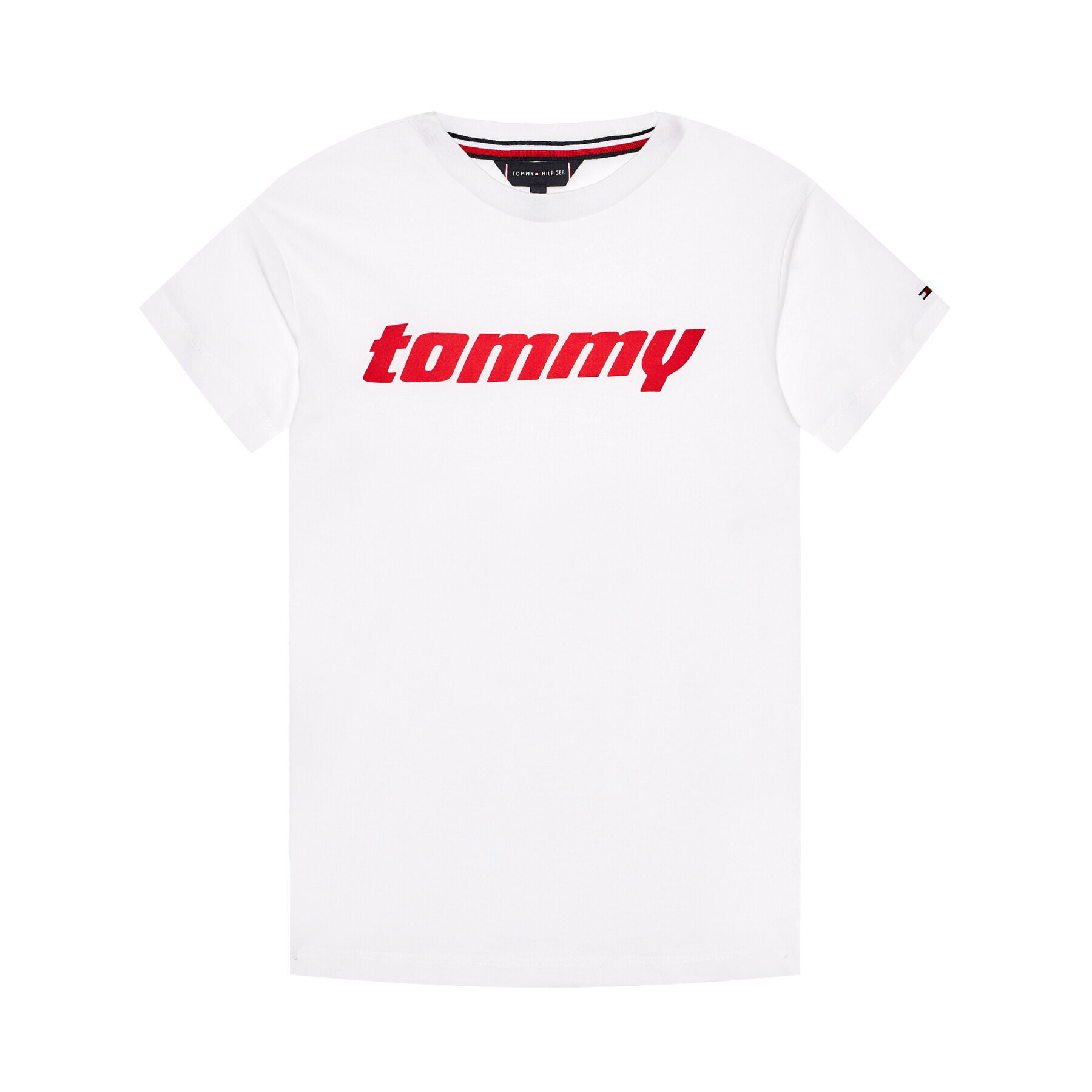 Tommy Hilfiger T-Shirt Crew Neck UB0UB00362 Bílá Regular Fit - Pepit.cz