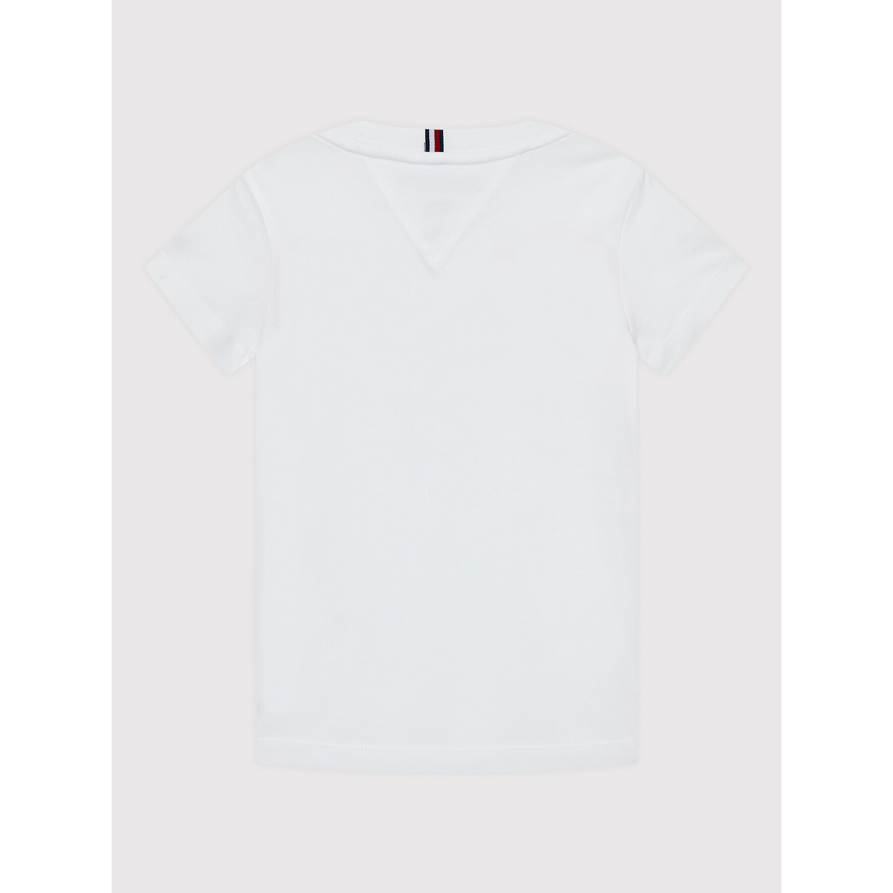 Tommy Hilfiger T-Shirt Essential Colorblock KB0KB07279 D Bílá Regular Fit - Pepit.cz