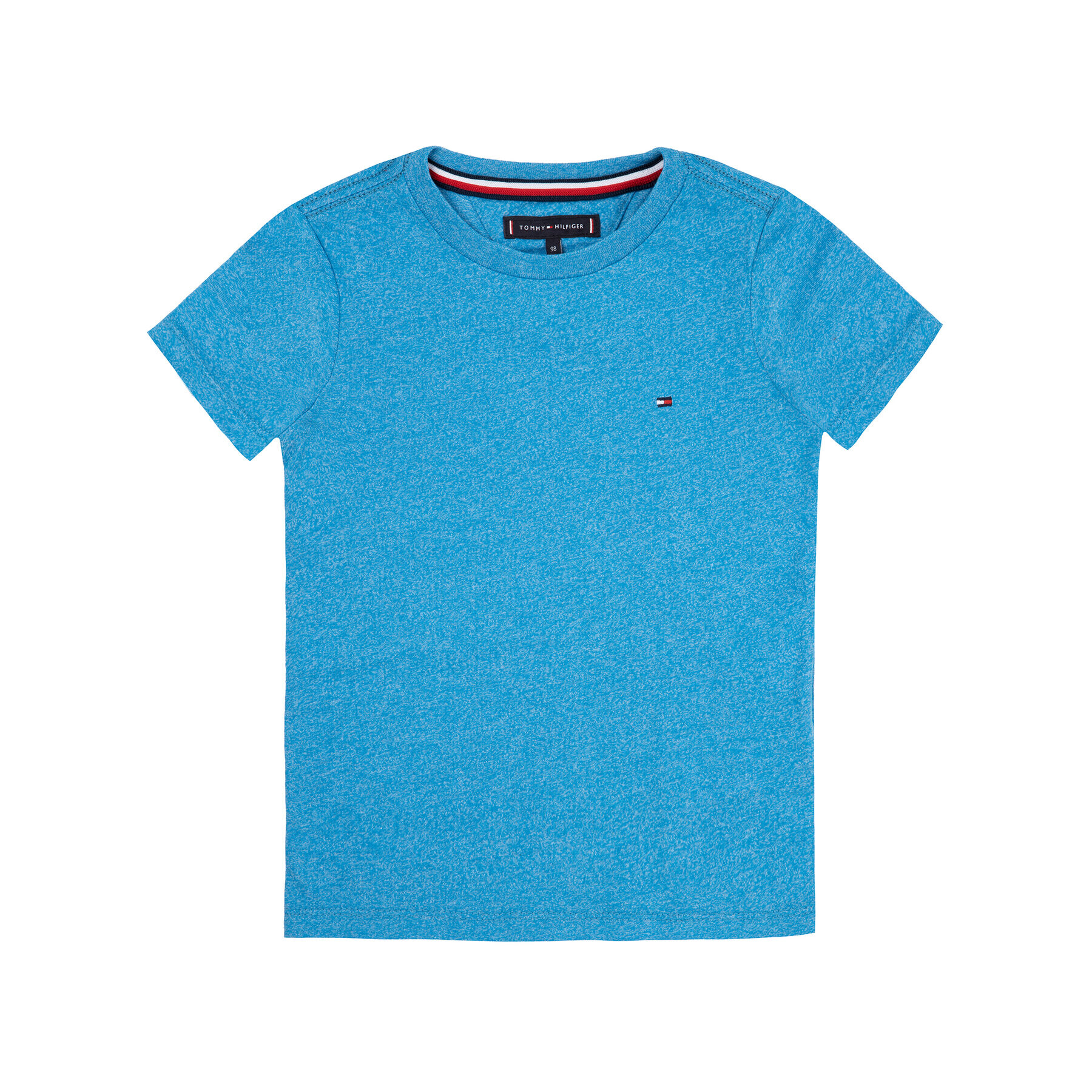 Tommy Hilfiger T-Shirt Essential Jaspe KB0KB05401 Modrá Regular Fit - Pepit.cz