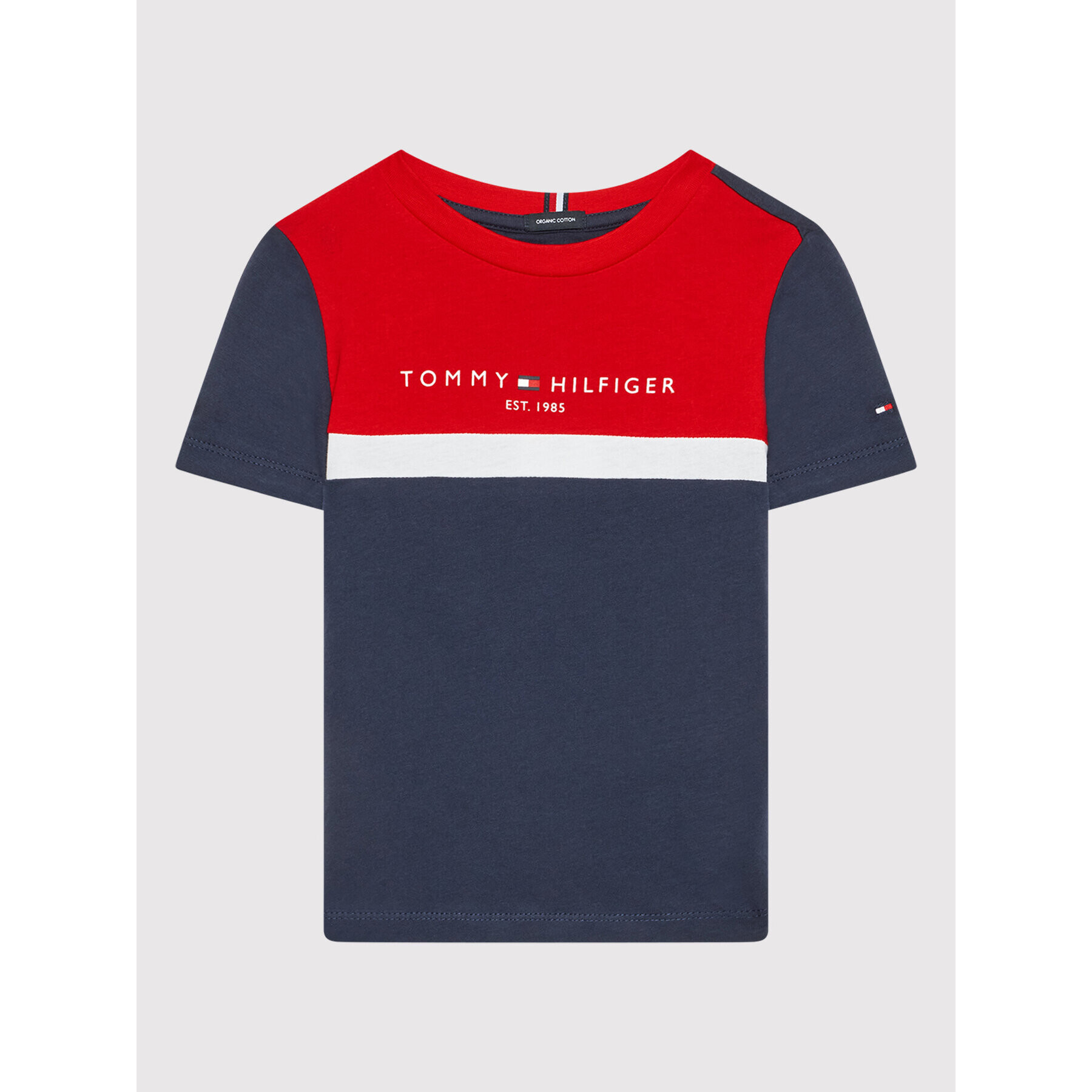 Tommy Hilfiger T-Shirt Essential KB0KB06851 D Tmavomodrá Regular Fit - Pepit.cz