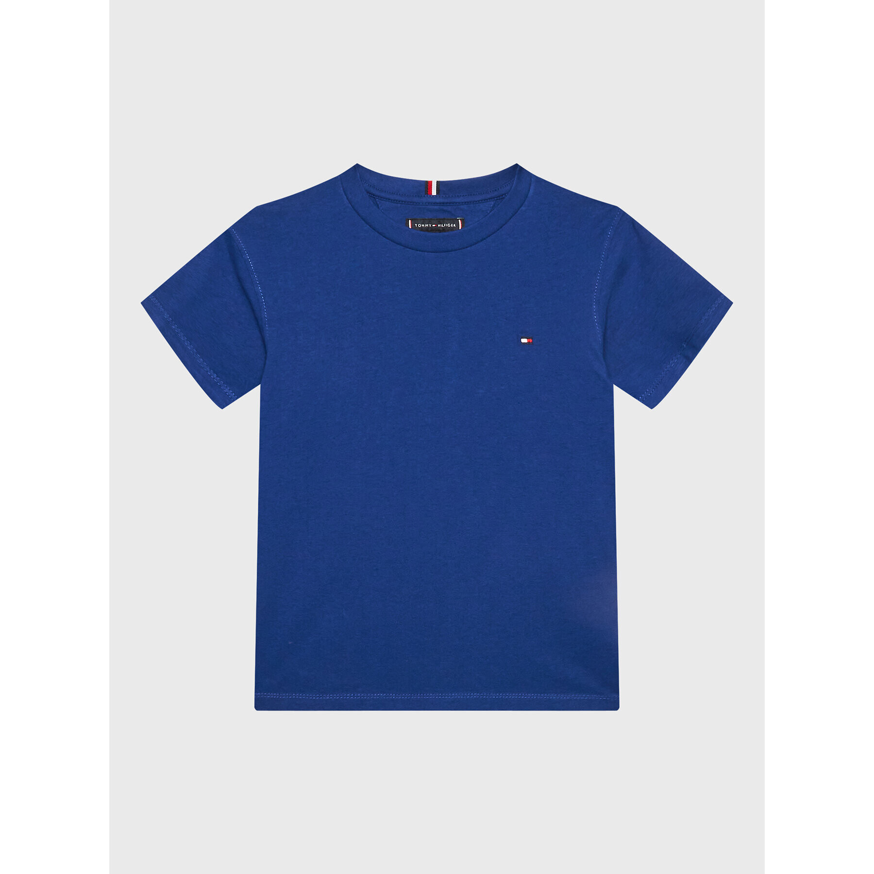 Tommy Hilfiger T-Shirt Essential KB0KB06879 D Modrá Regular Fit - Pepit.cz