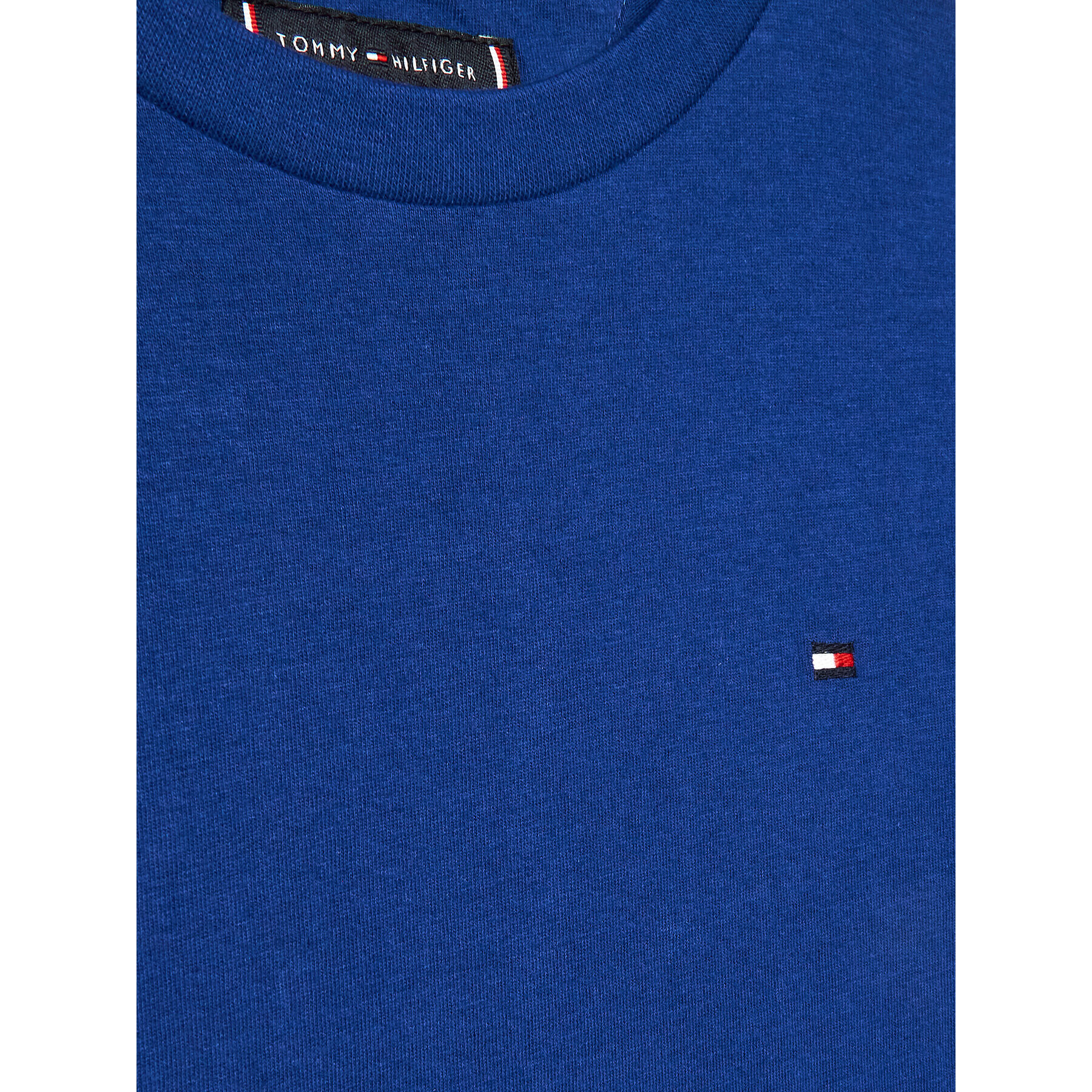 Tommy Hilfiger T-Shirt Essential KB0KB06879 D Modrá Regular Fit - Pepit.cz