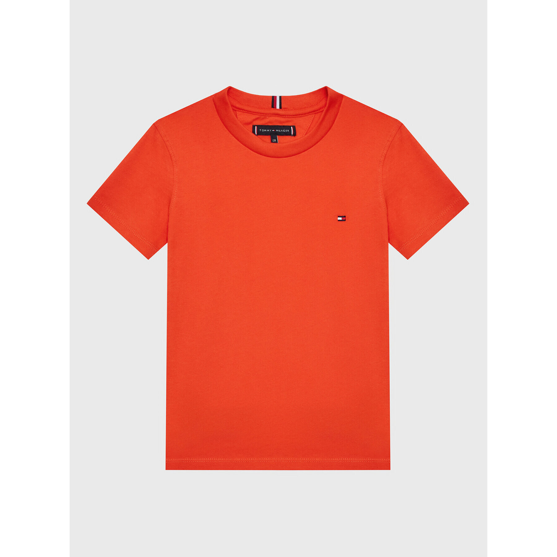 Tommy Hilfiger T-Shirt Essential KB0KB06879 D Oranžová Regular Fit - Pepit.cz