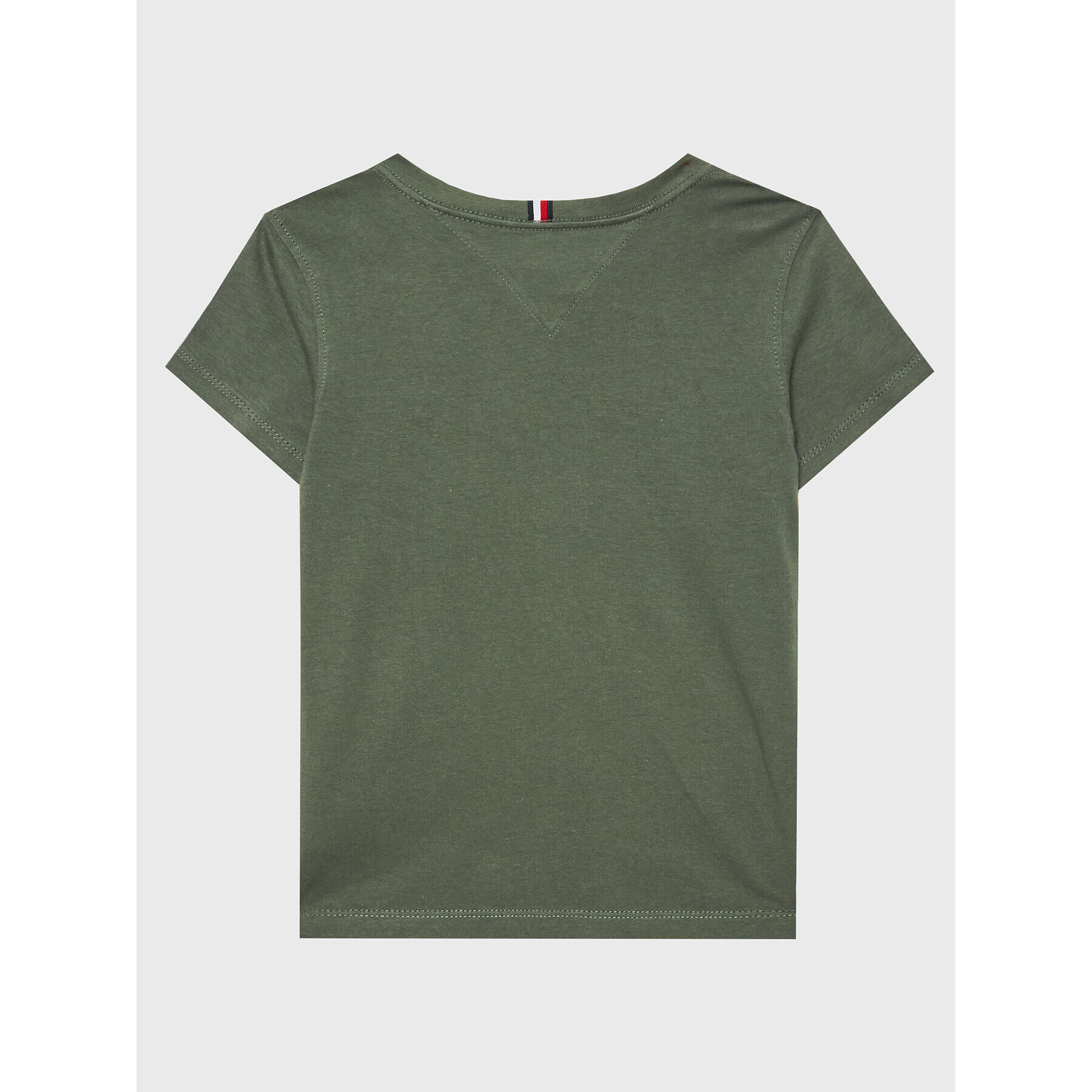 Tommy Hilfiger T-Shirt Essential KB0KB06879 D Zelená Regular Fit - Pepit.cz