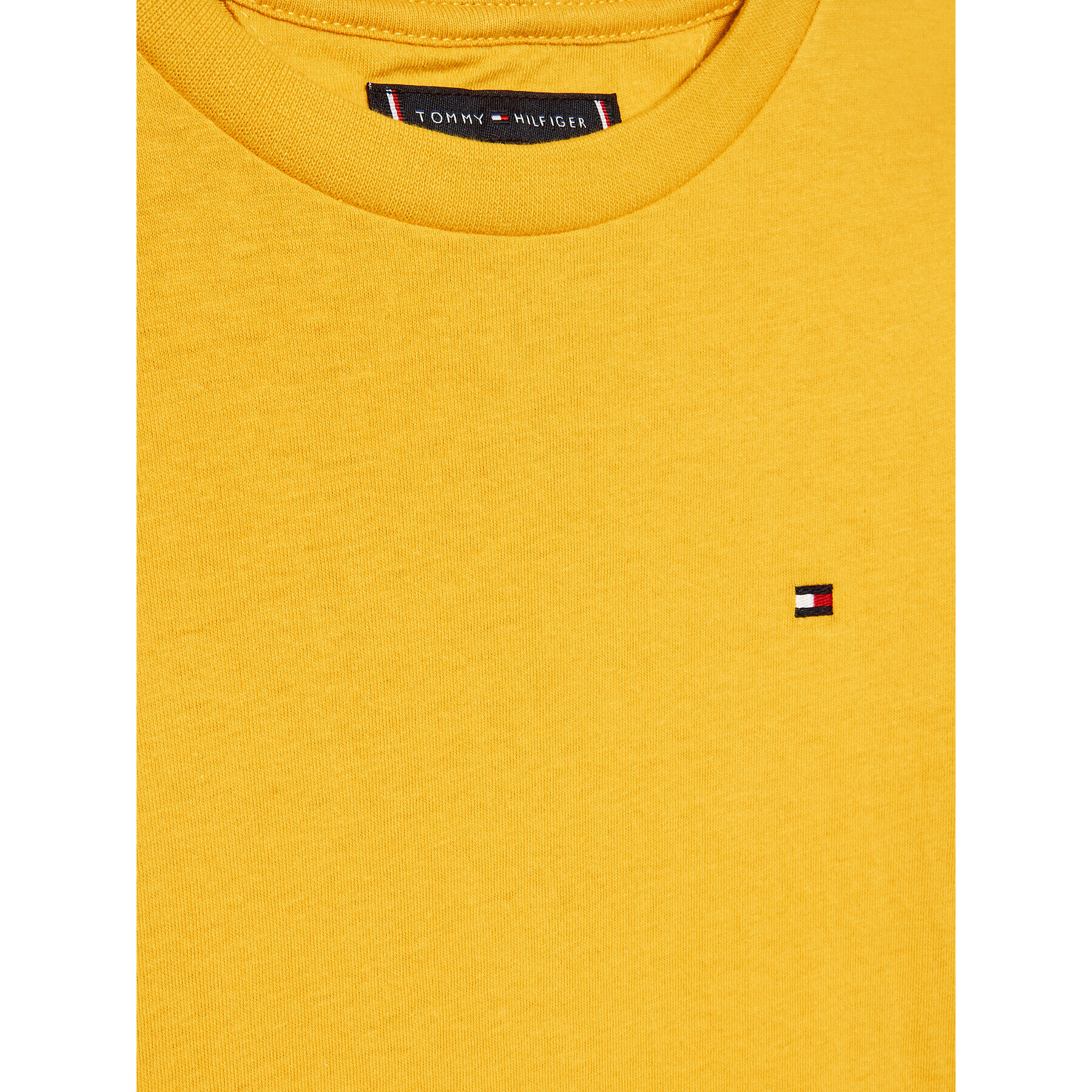 Tommy Hilfiger T-Shirt Essential KB0KB06879 D Žlutá Regular Fit - Pepit.cz