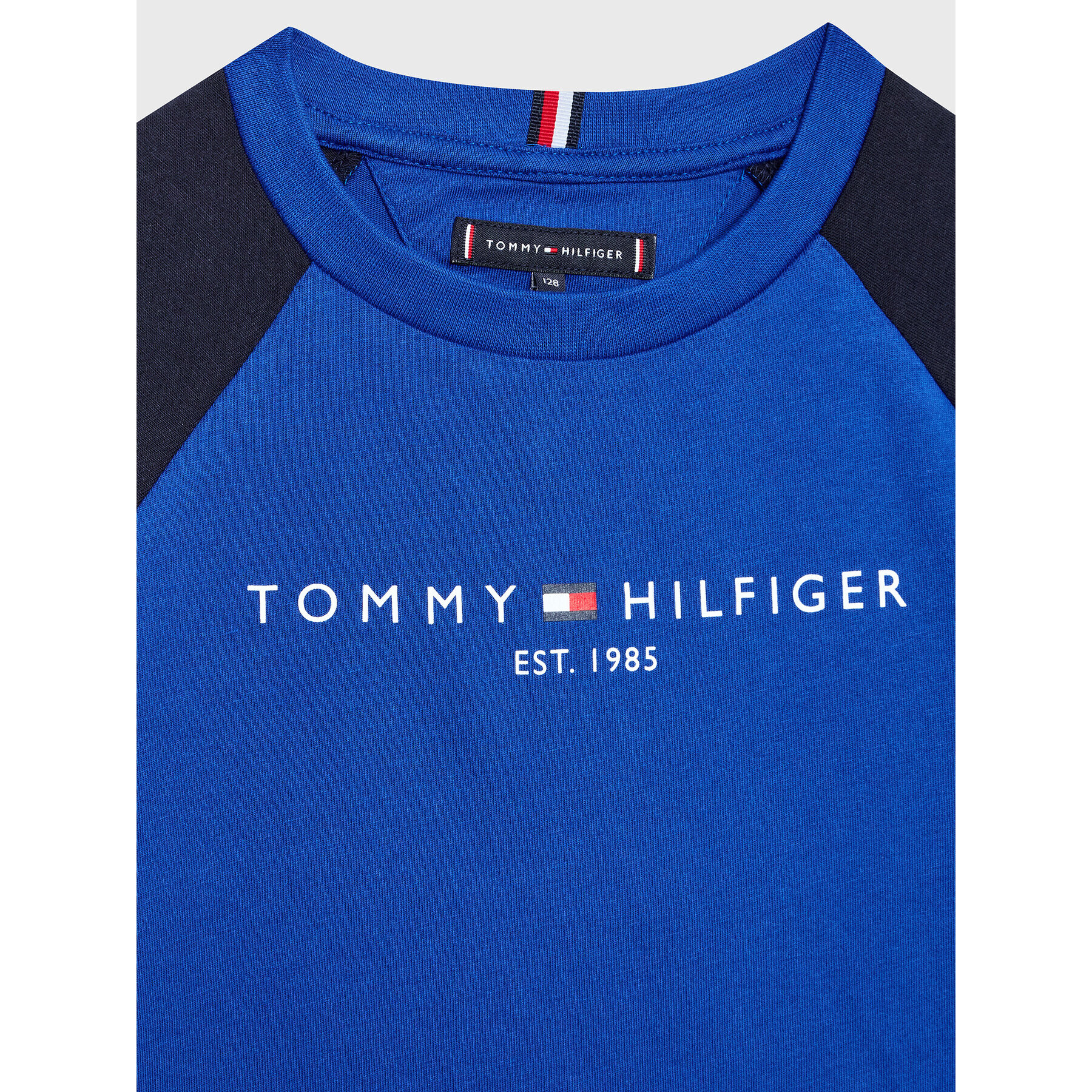 Tommy Hilfiger T-Shirt Essential KB0KB07754 D Modrá Regular Fit - Pepit.cz