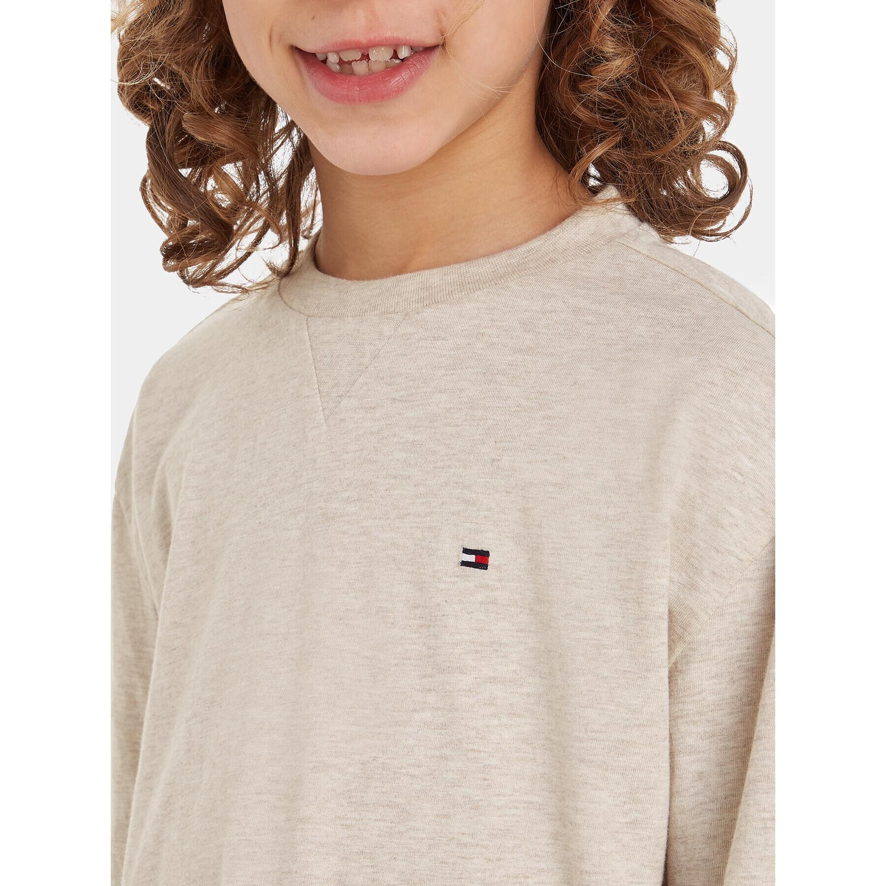 Tommy Hilfiger T-Shirt Essential KB0KB08575 M Béžová Regular Fit - Pepit.cz