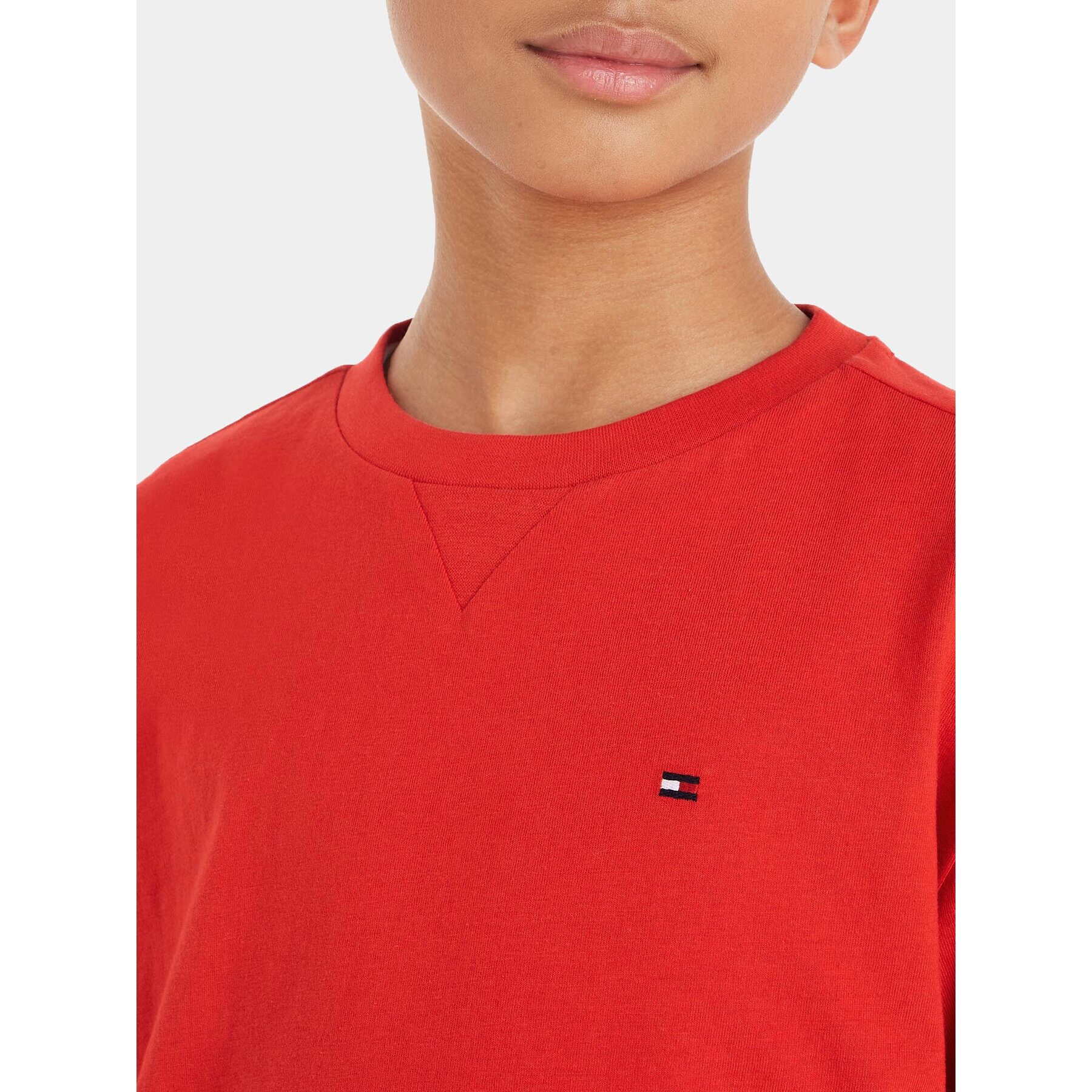 Tommy Hilfiger T-Shirt Essential KB0KB08575 M Oranžová Regular Fit - Pepit.cz