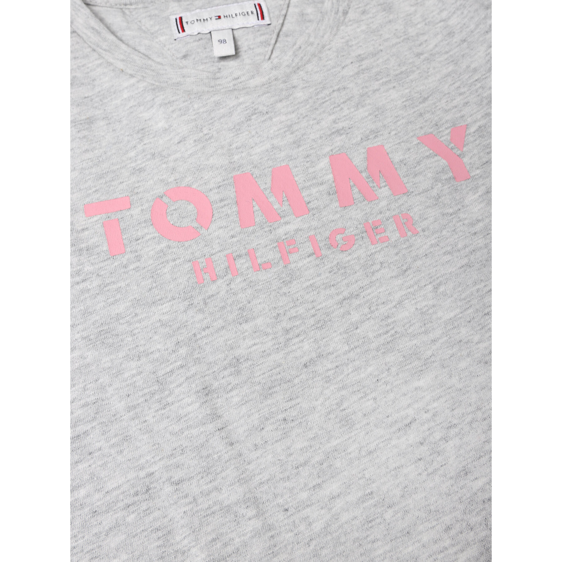 Tommy Hilfiger T-Shirt Essential KG0KG04888 D Šedá Regular Fit - Pepit.cz