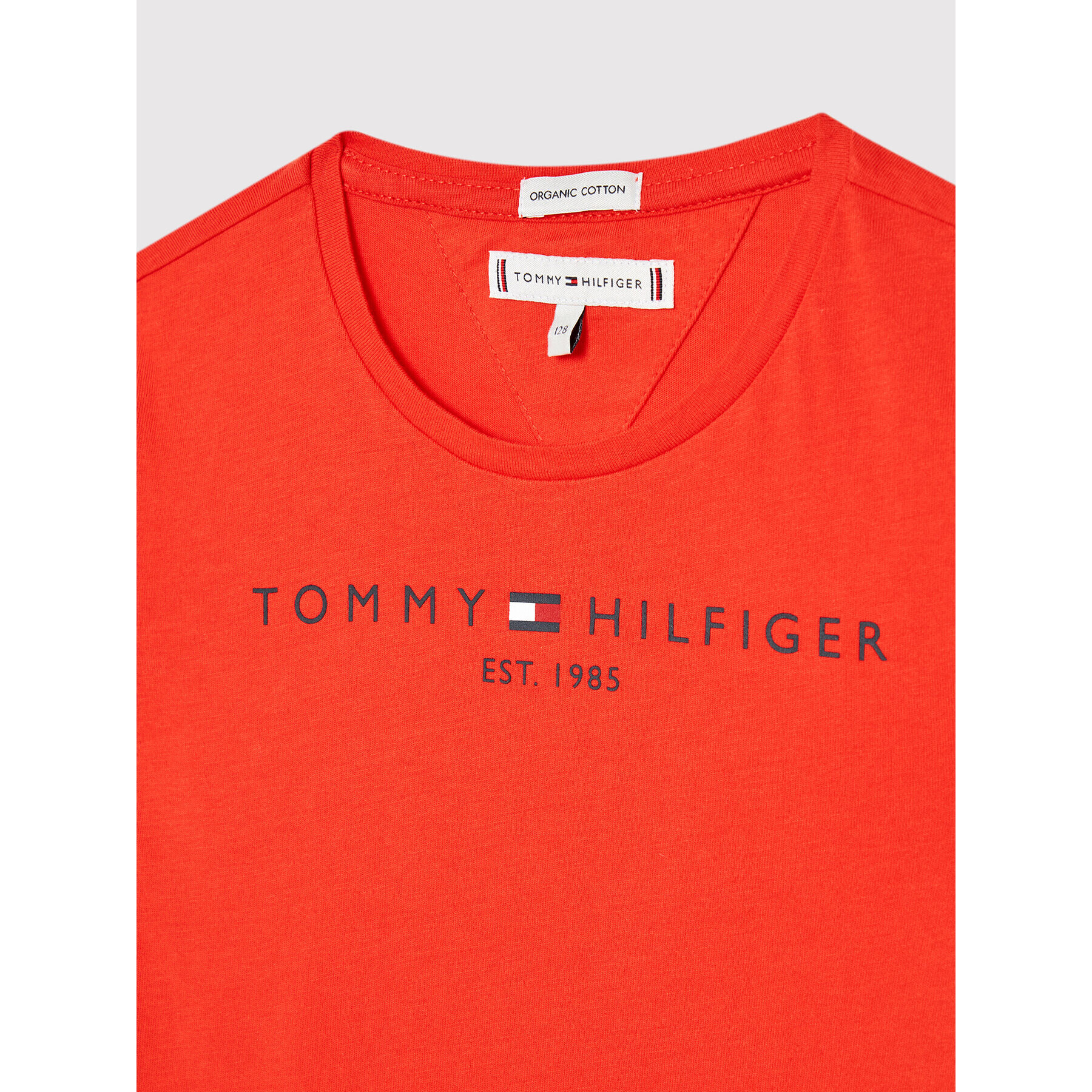 Tommy Hilfiger T-Shirt Essential KG0KG05242 D Oranžová Regular Fit - Pepit.cz