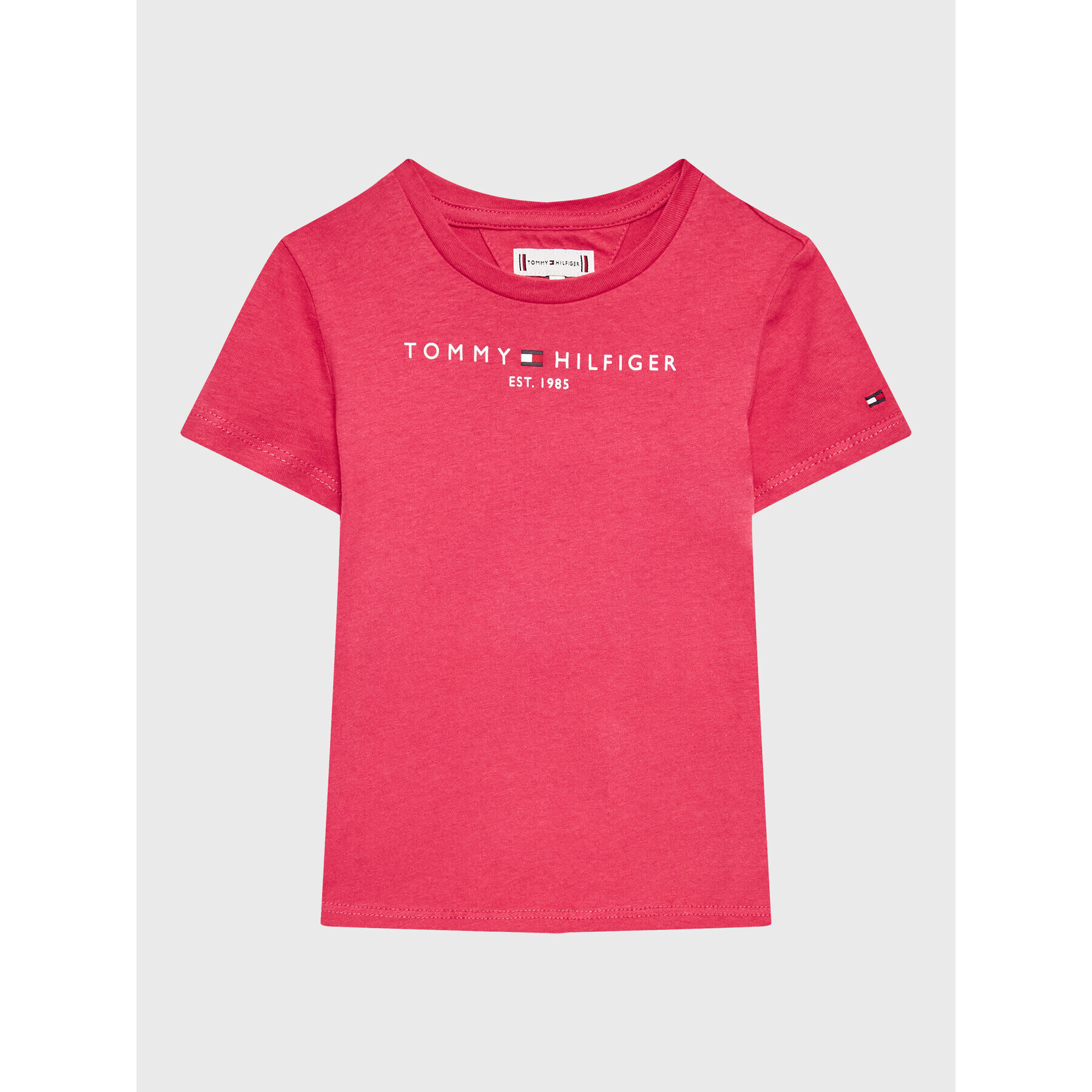 Tommy Hilfiger T-Shirt Essential KG0KG05242 D Růžová Regular Fit - Pepit.cz