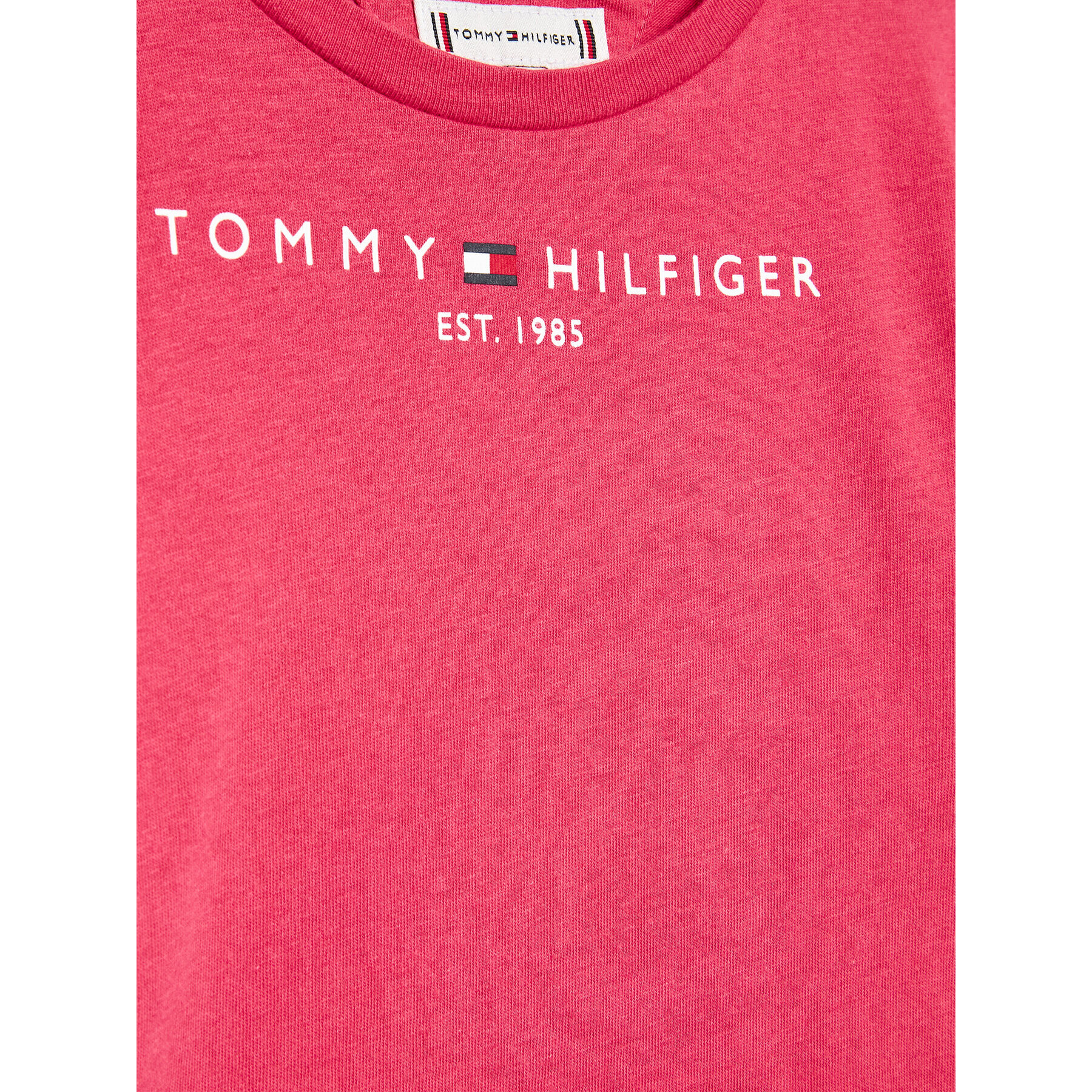 Tommy Hilfiger T-Shirt Essential KG0KG05242 D Růžová Regular Fit - Pepit.cz