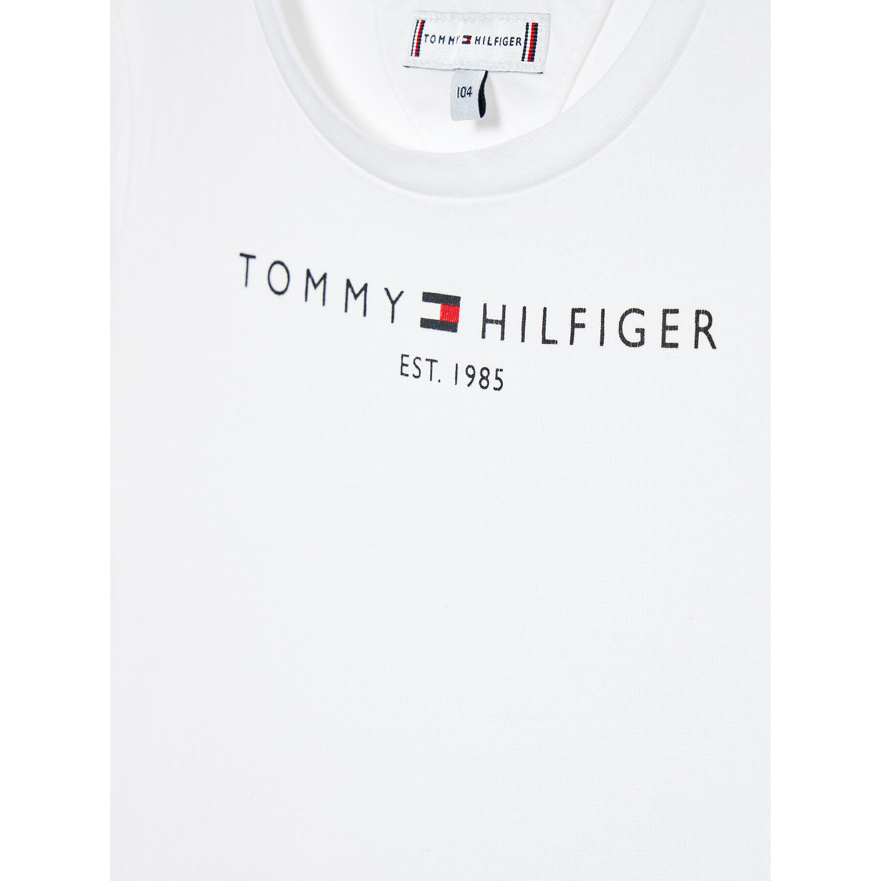 Tommy Hilfiger T-Shirt Essential KG0KG06585 Bílá Regular Fit - Pepit.cz