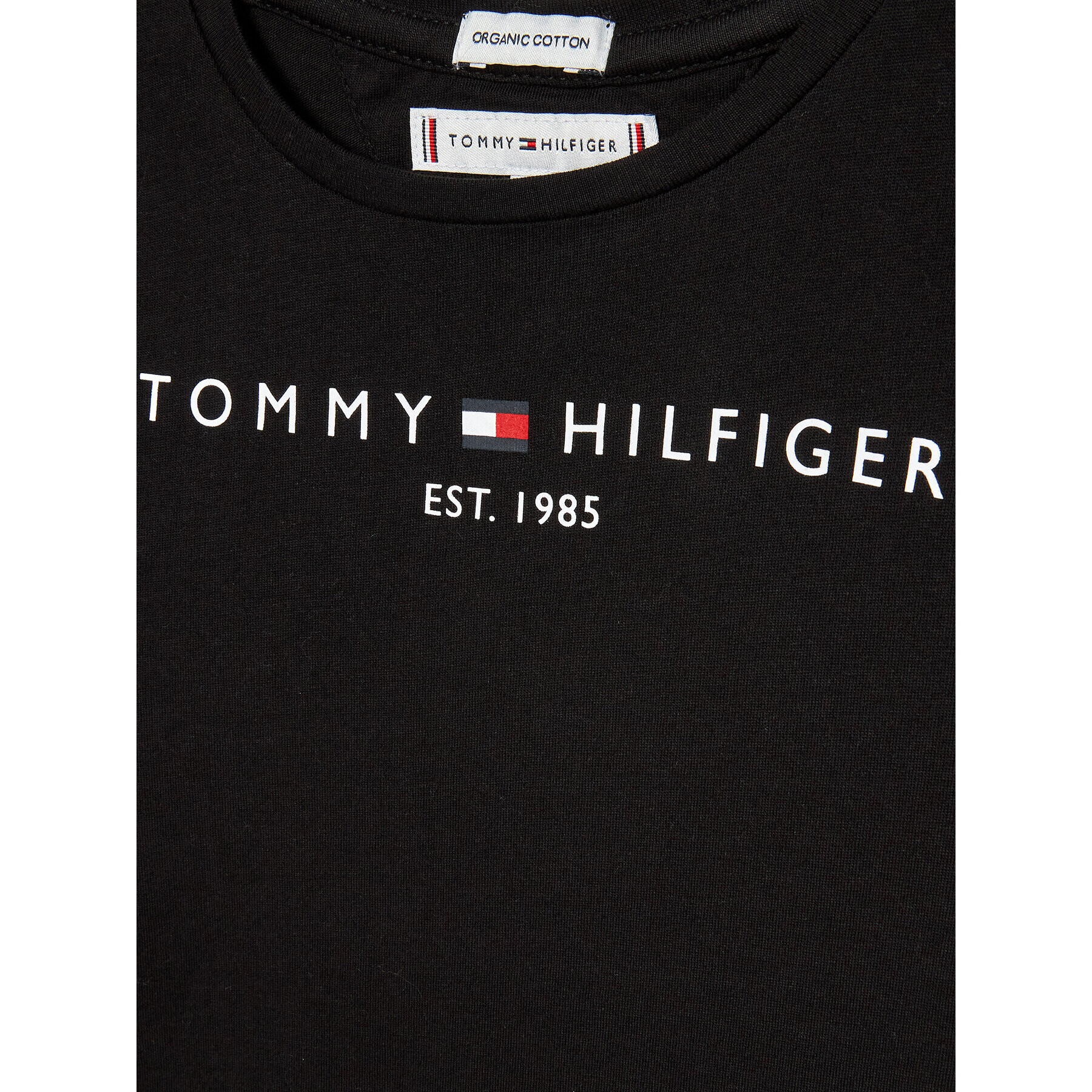 Tommy Hilfiger T-Shirt Essential KG0KG06585 D Černá Regular Fit - Pepit.cz