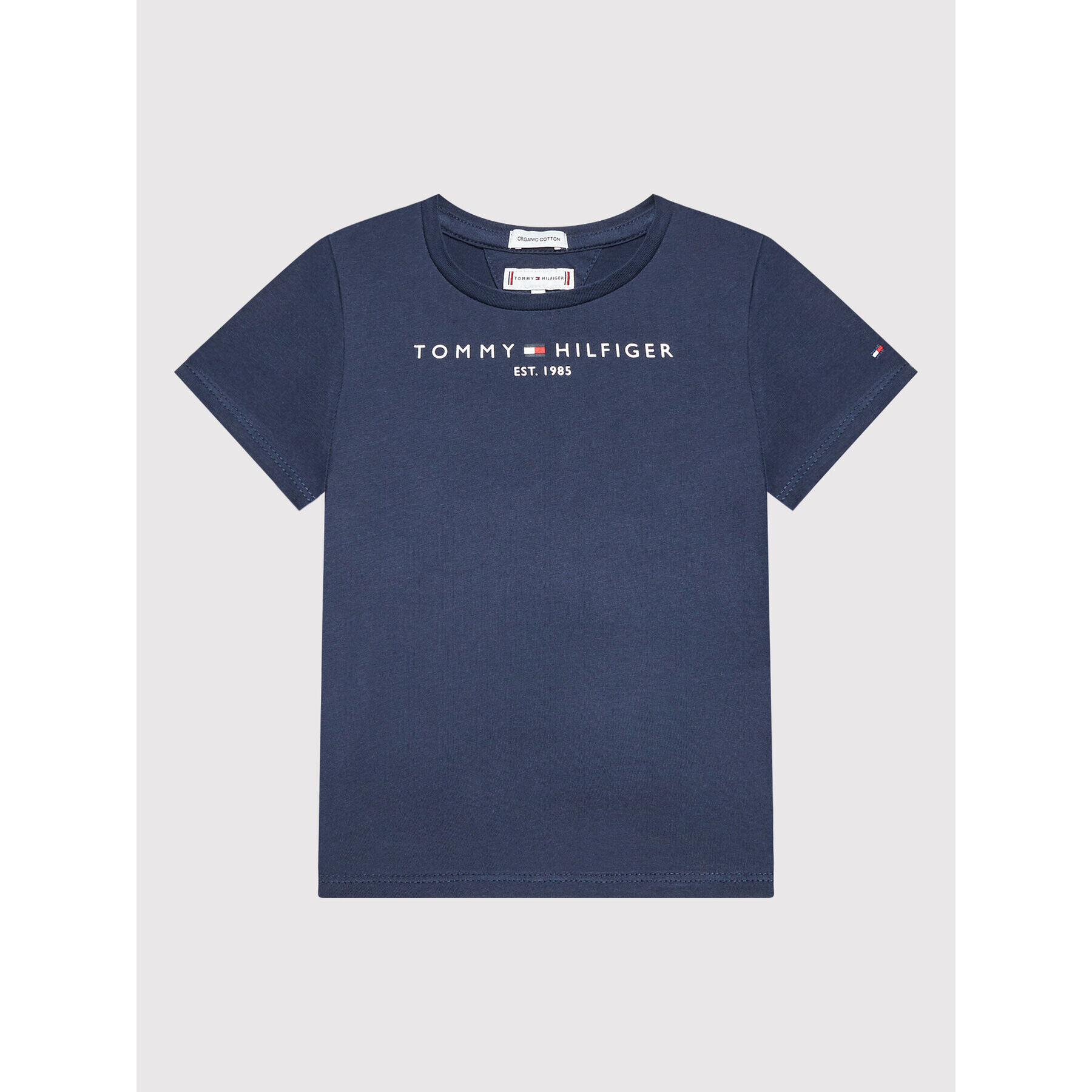 Tommy Hilfiger T-Shirt Essential KG0KG06585 Tmavomodrá Regular Fit - Pepit.cz