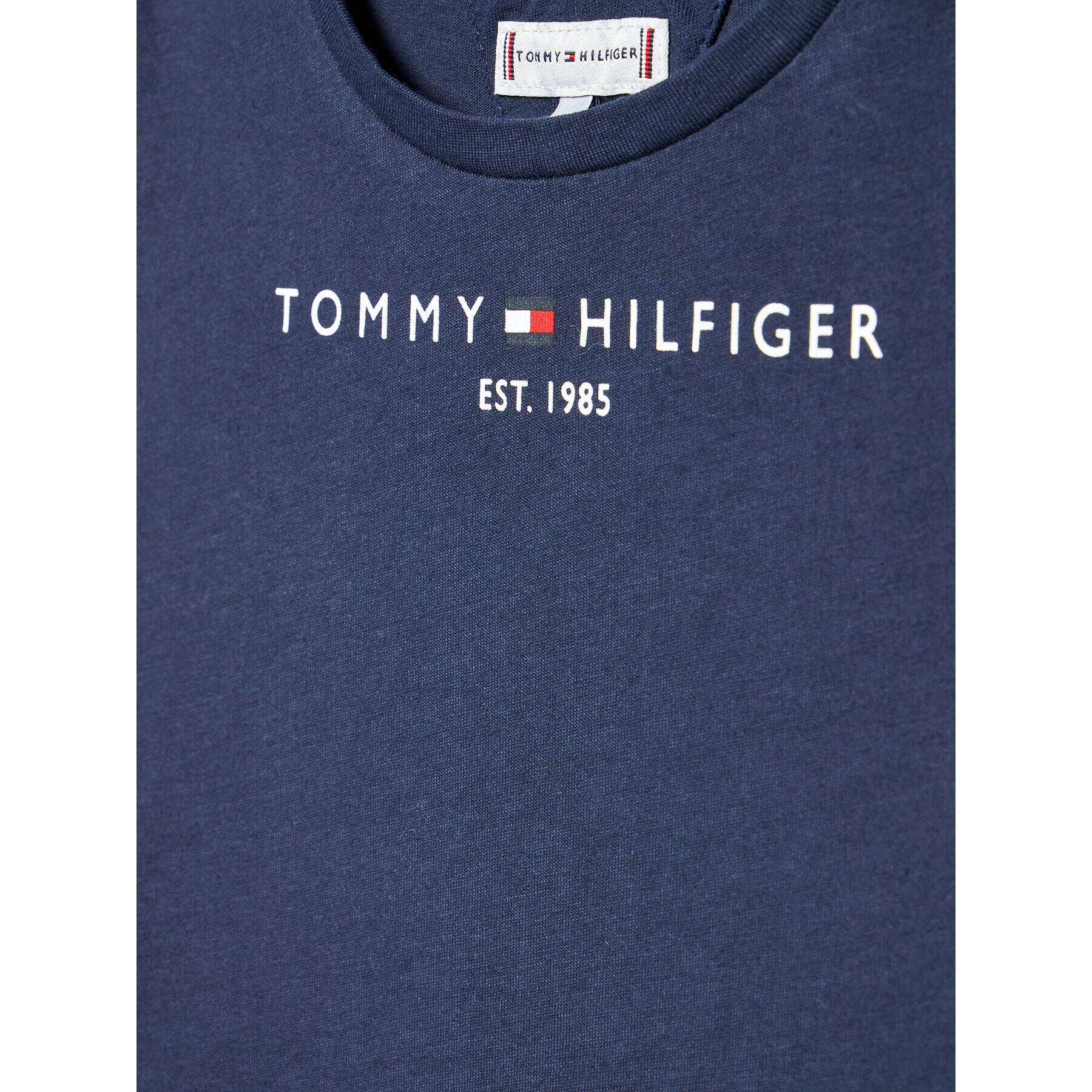 Tommy Hilfiger T-Shirt Essential KG0KG06585 Tmavomodrá Regular Fit - Pepit.cz