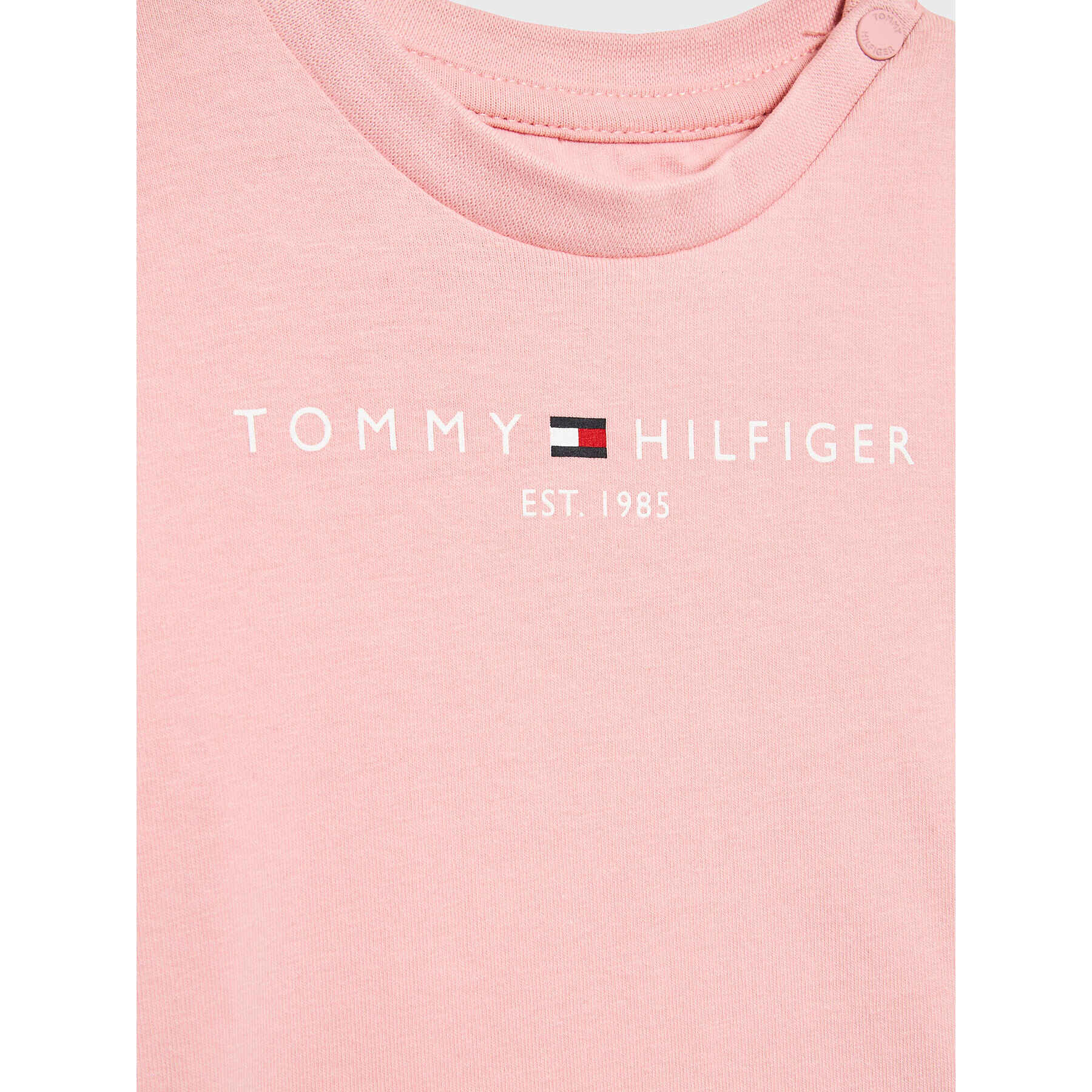 Tommy Hilfiger T-Shirt Essential KN0KN01293 Růžová Regular Fit - Pepit.cz