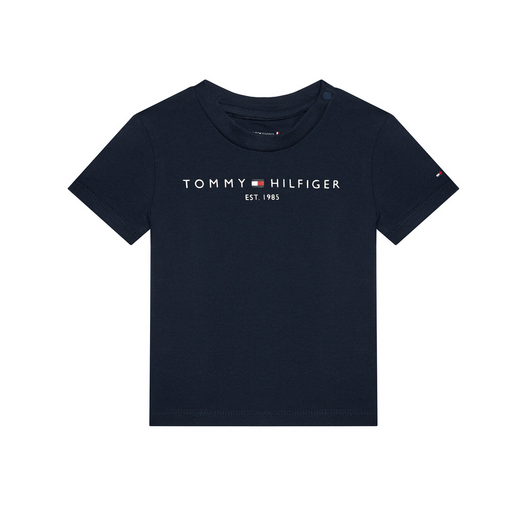 Tommy Hilfiger T-Shirt Essential KN0KN01293 Tmavomodrá Regular Fit - Pepit.cz