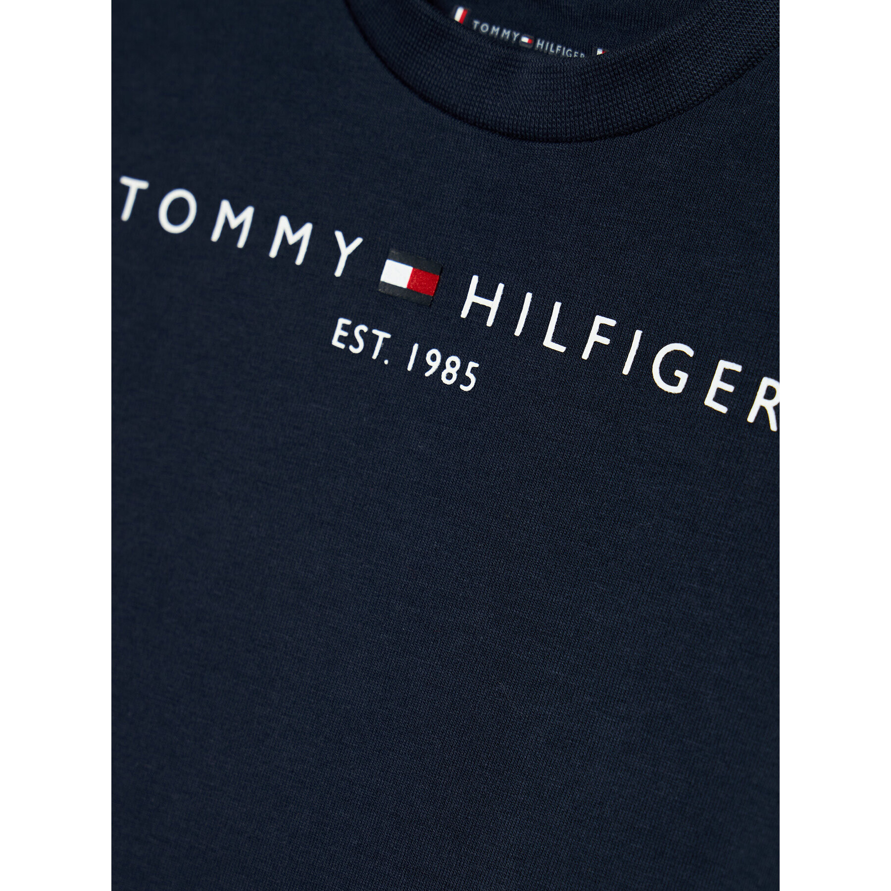 Tommy Hilfiger T-Shirt Essential KN0KN01293 Tmavomodrá Regular Fit - Pepit.cz