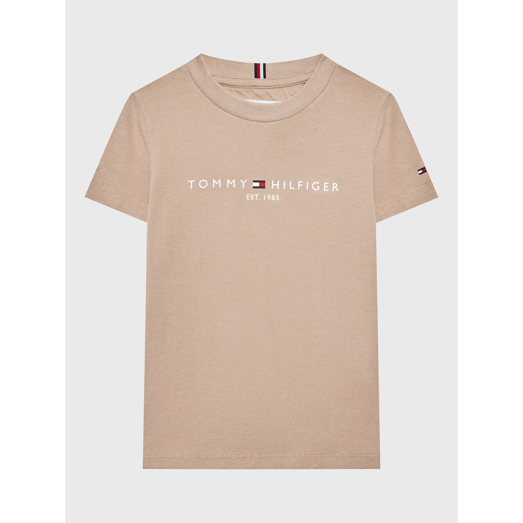 Tommy Hilfiger T-Shirt Essential KS0KS00201 D Béžová Regular Fit - Pepit.cz